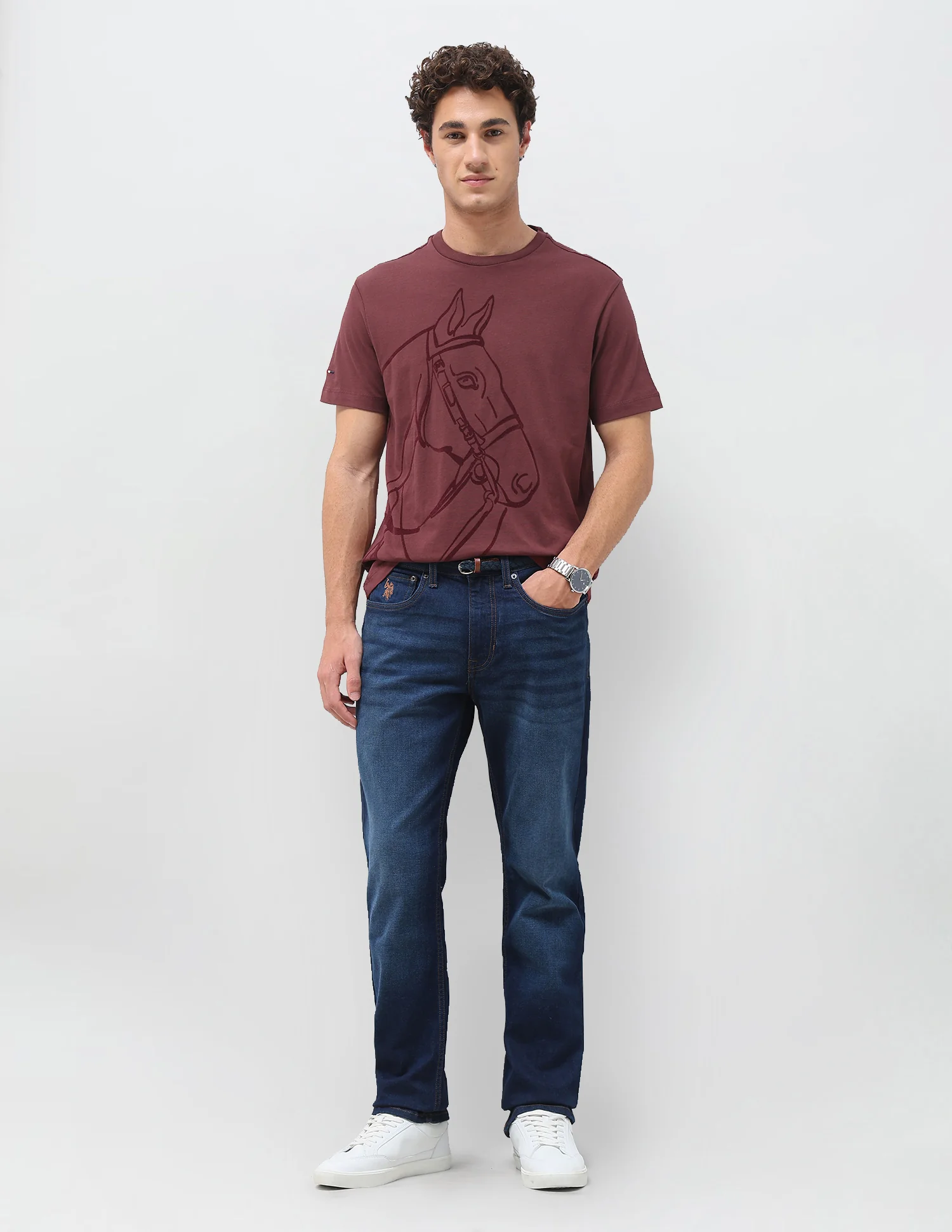 Graphic Printed Slim Fit T-Shirt - Image 3