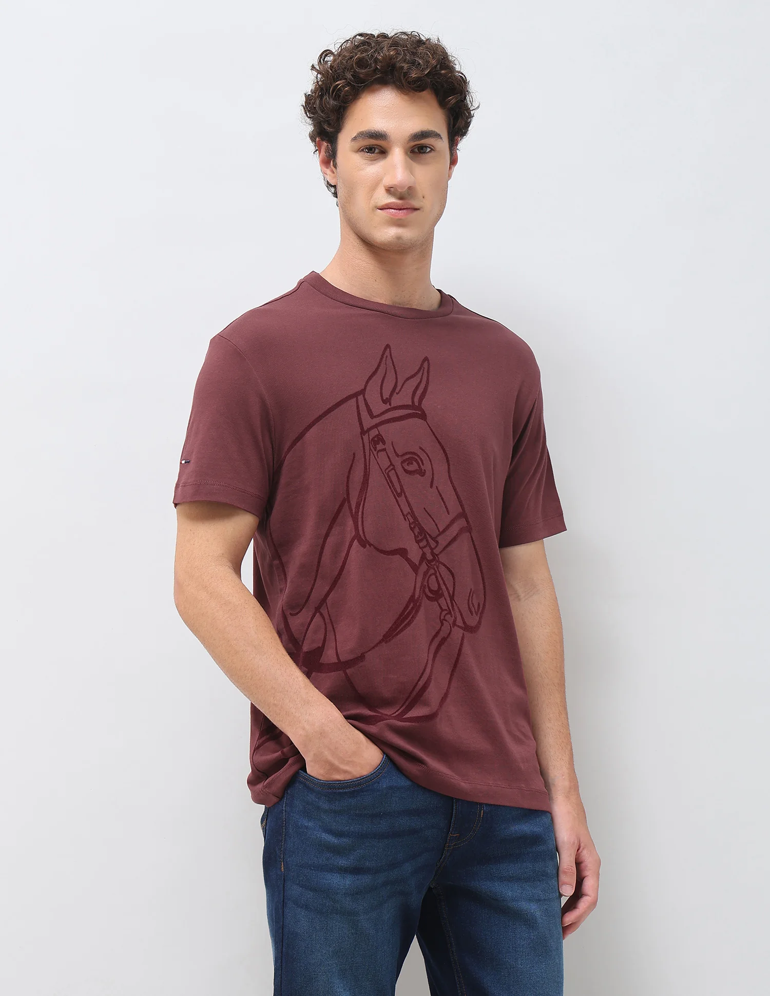 Graphic Printed Slim Fit T-Shirt - Image 4