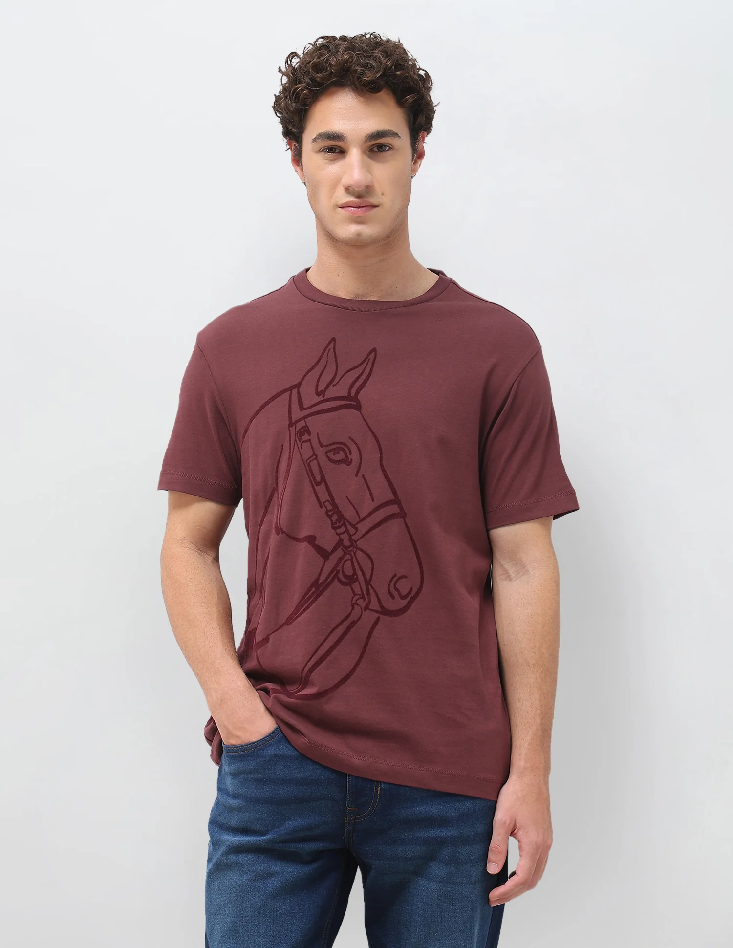 Graphic Printed Slim Fit T-Shirt - Image 6
