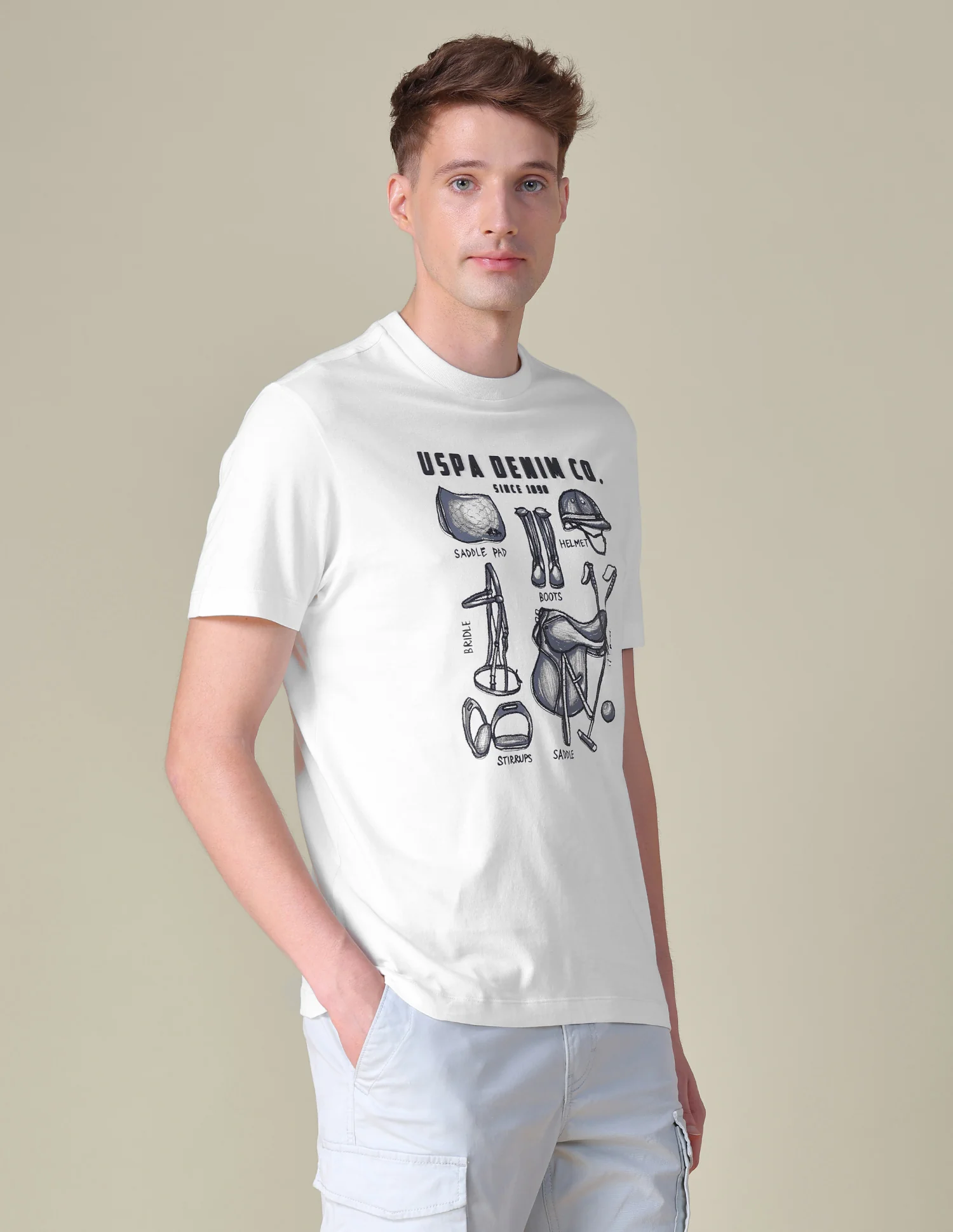 Graphic Printed Slim Fit T-Shirt - Image 4