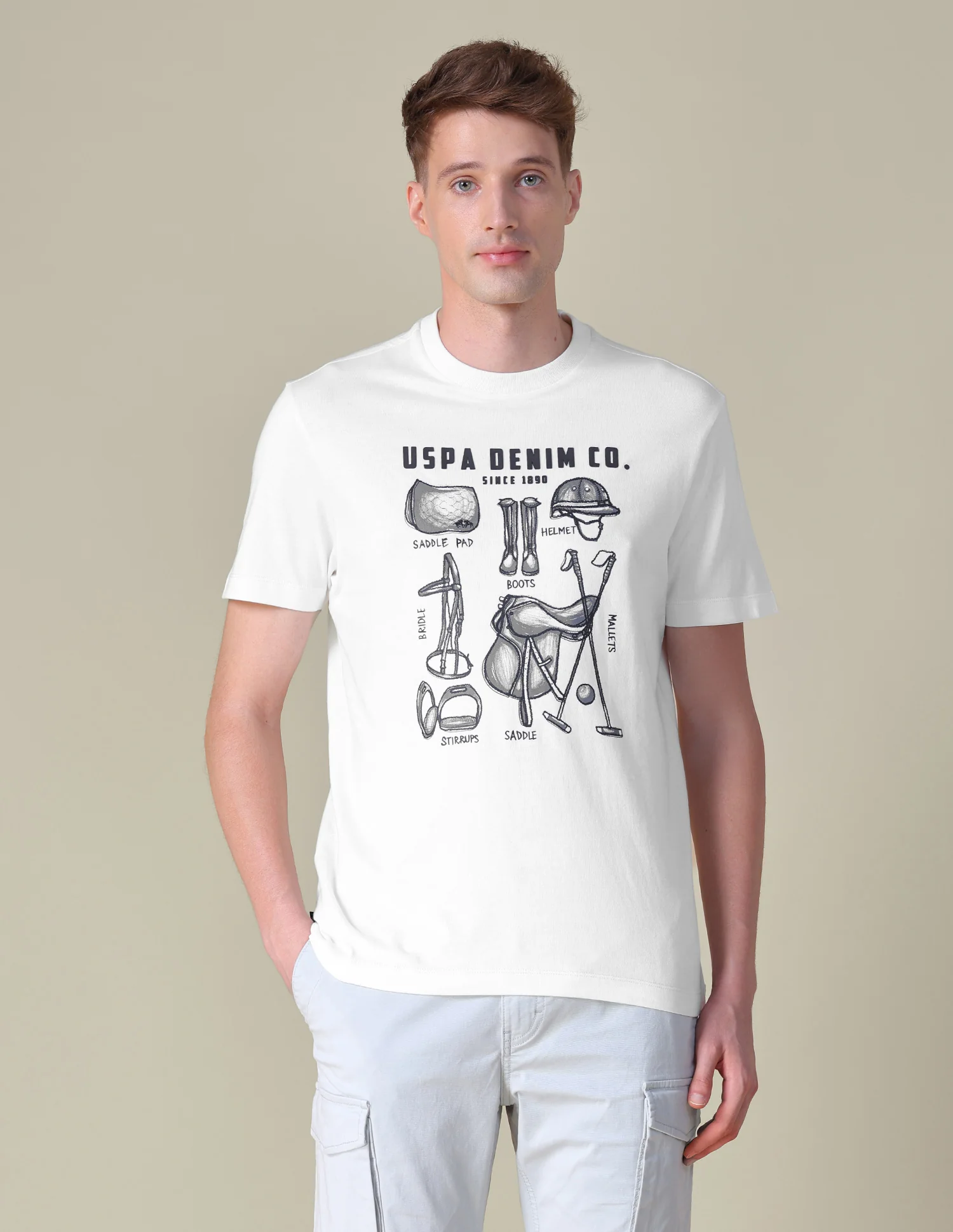 Graphic Printed Slim Fit T-Shirt - Image 6