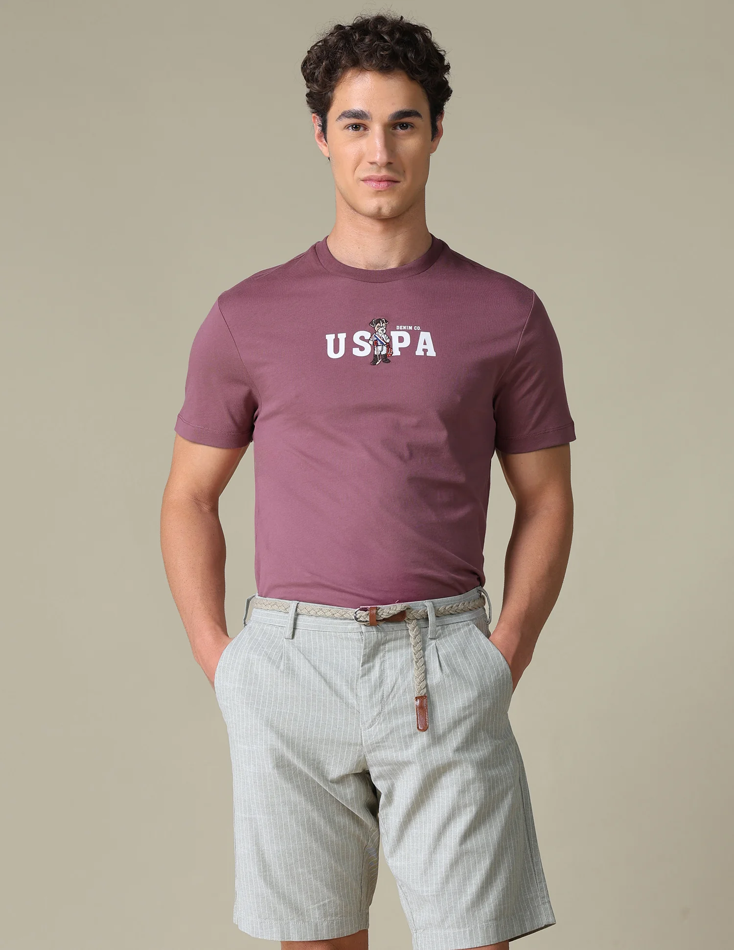 Graphic Printed Slim Fit T-Shirt