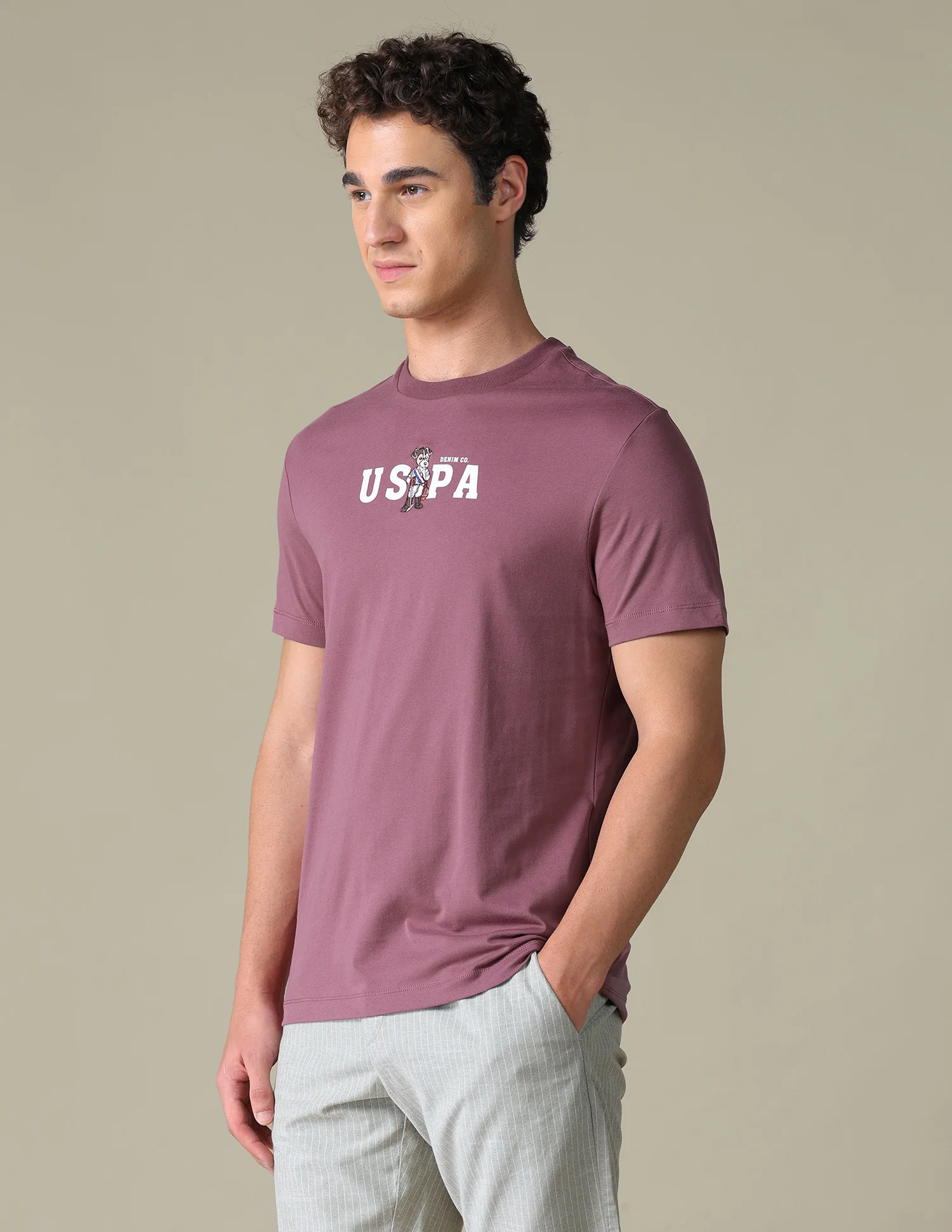Graphic Printed Slim Fit T-Shirt - Image 4
