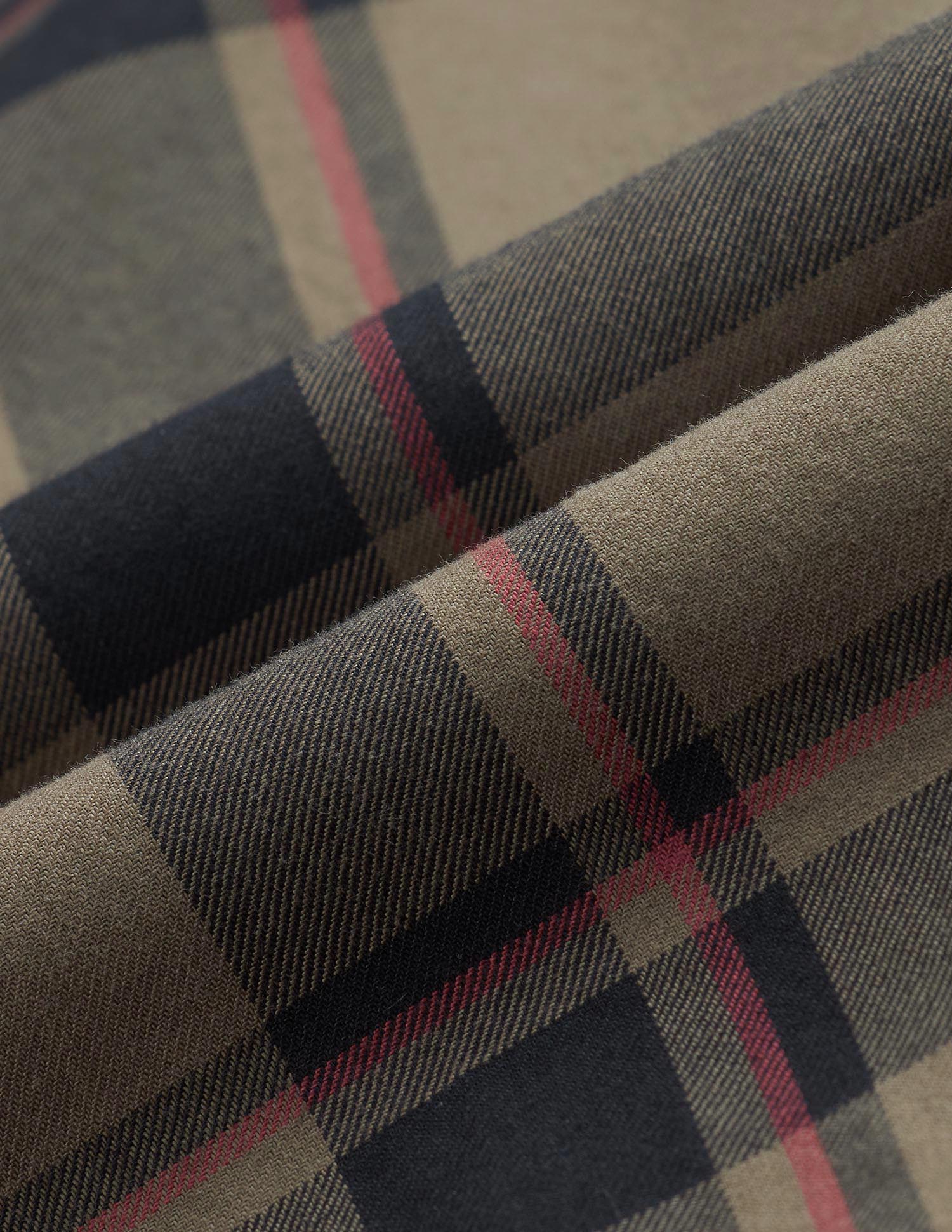 Grid Tattersall Checked Pure Cotton Shirt - Image 2