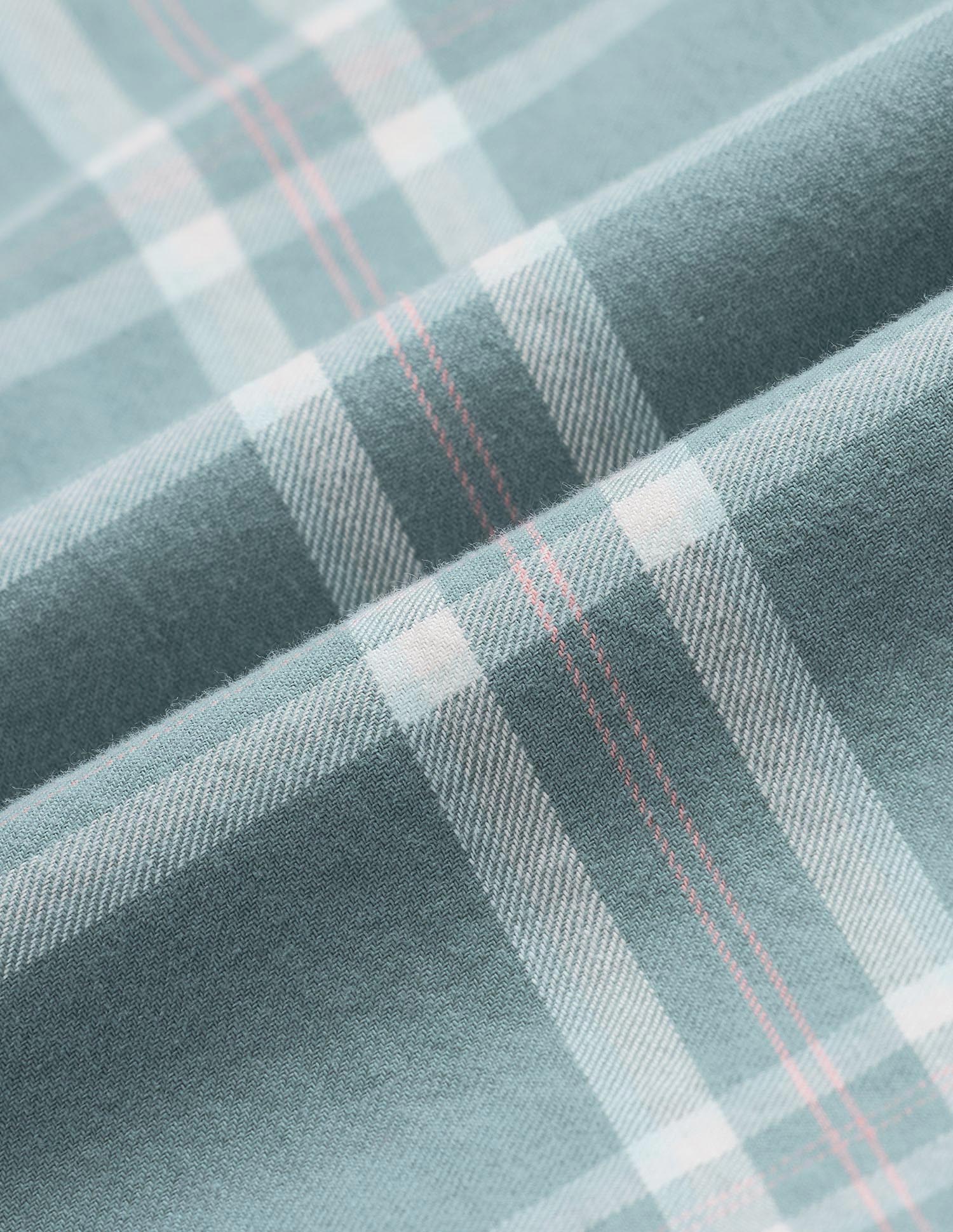 Grid Tattersall Checked Pure Cotton Shirt - Image 2