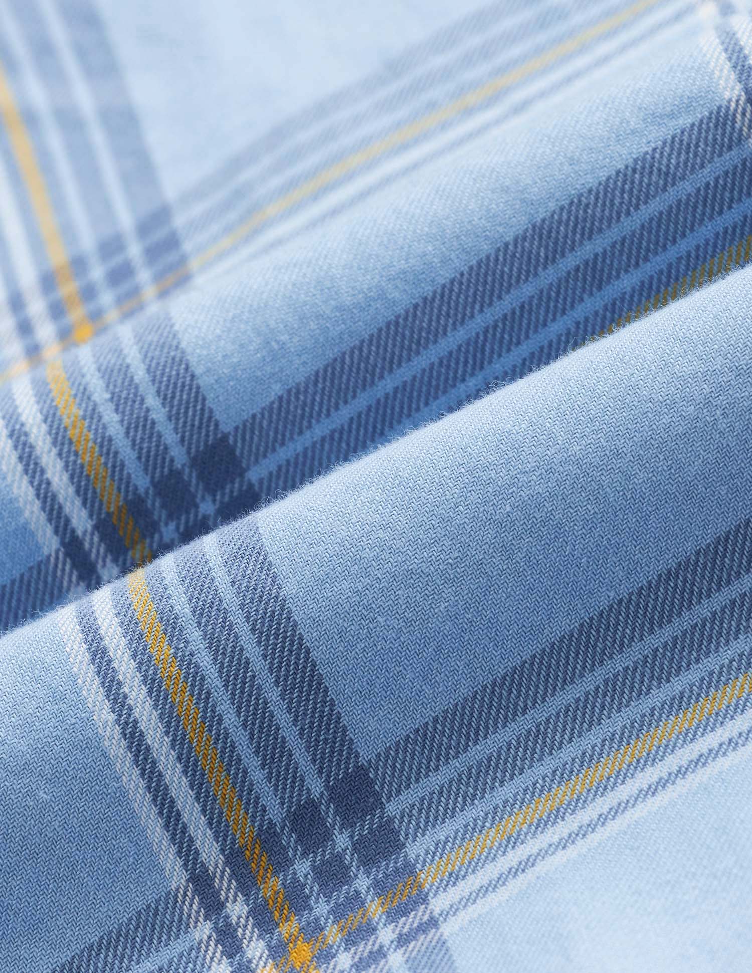 Grid Tattersall Checked Pure Cotton Shirt - Image 2