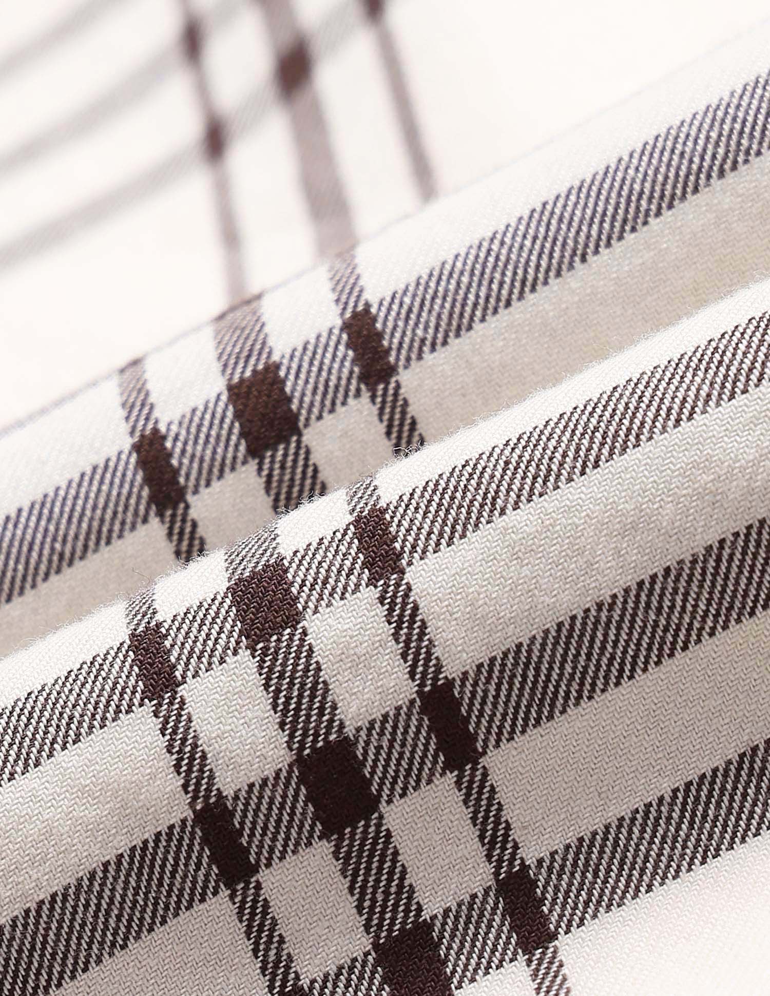 Grid Tattersall Checked Pure Cotton Shirt - Image 2