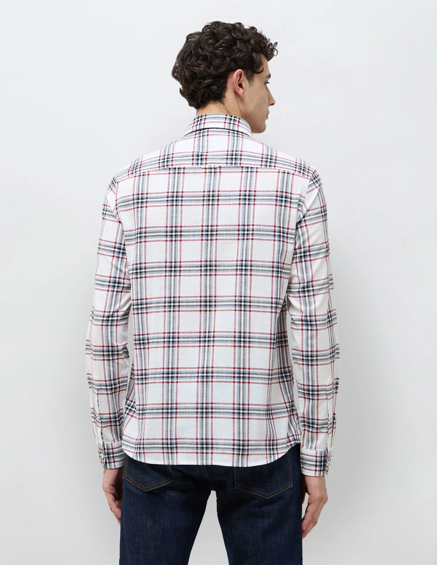 Grid Tattersall Checked Regular Fit Shirt - Image 5