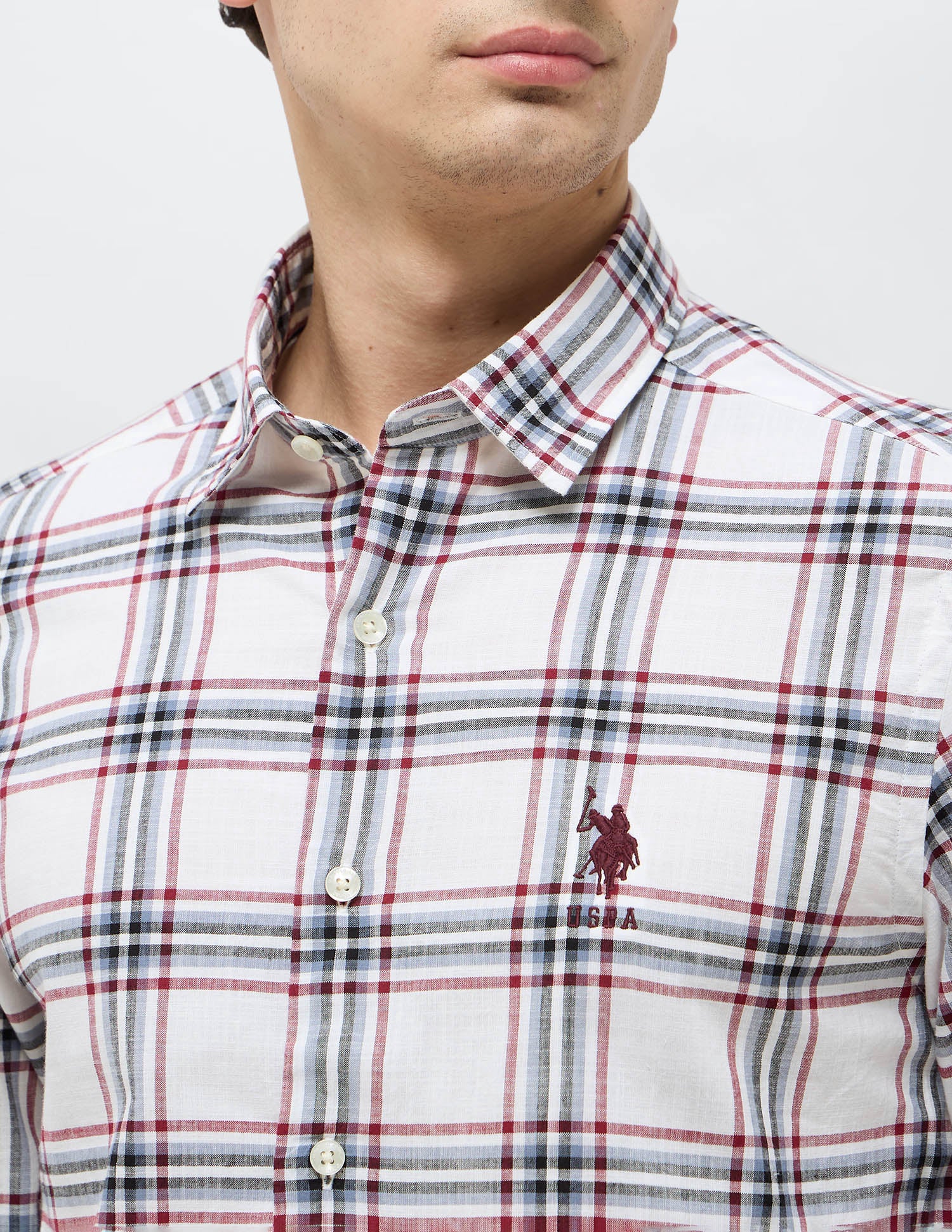 Grid Tattersall Checked Regular Fit Shirt - Image 7