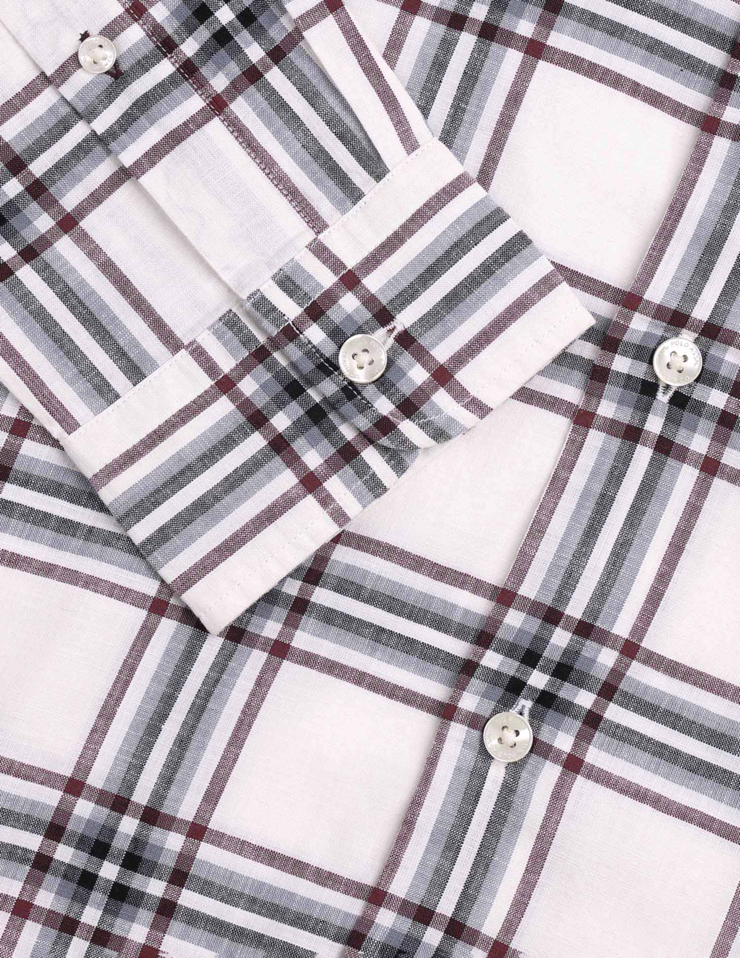 Grid Tattersall Checked Regular Fit Shirt - Image 8