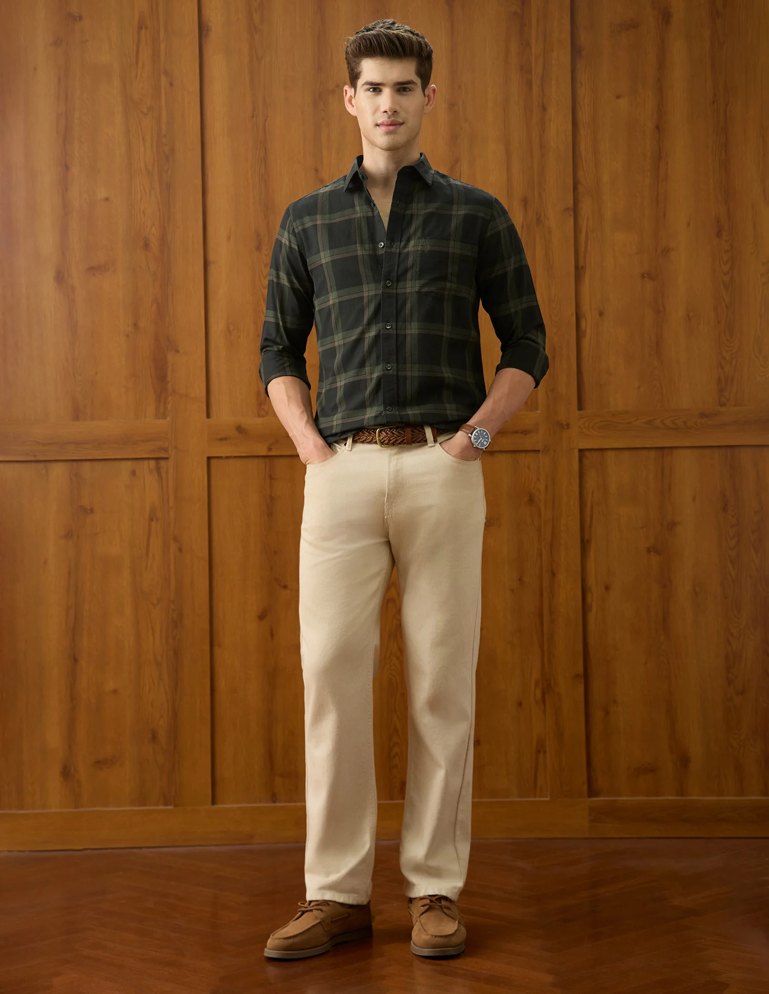 Grid Tattersall Checked Regular Fit Shirt - Image 3