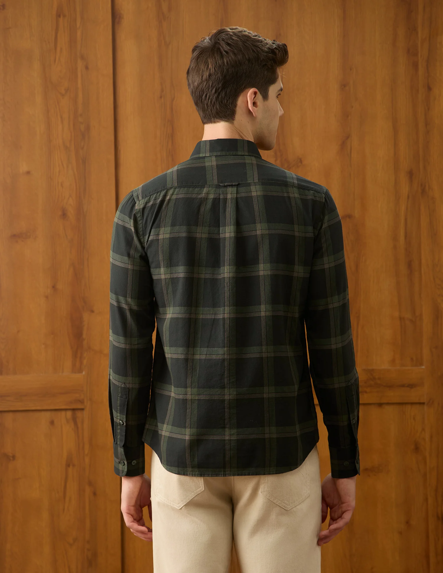 Grid Tattersall Checked Regular Fit Shirt - Image 5