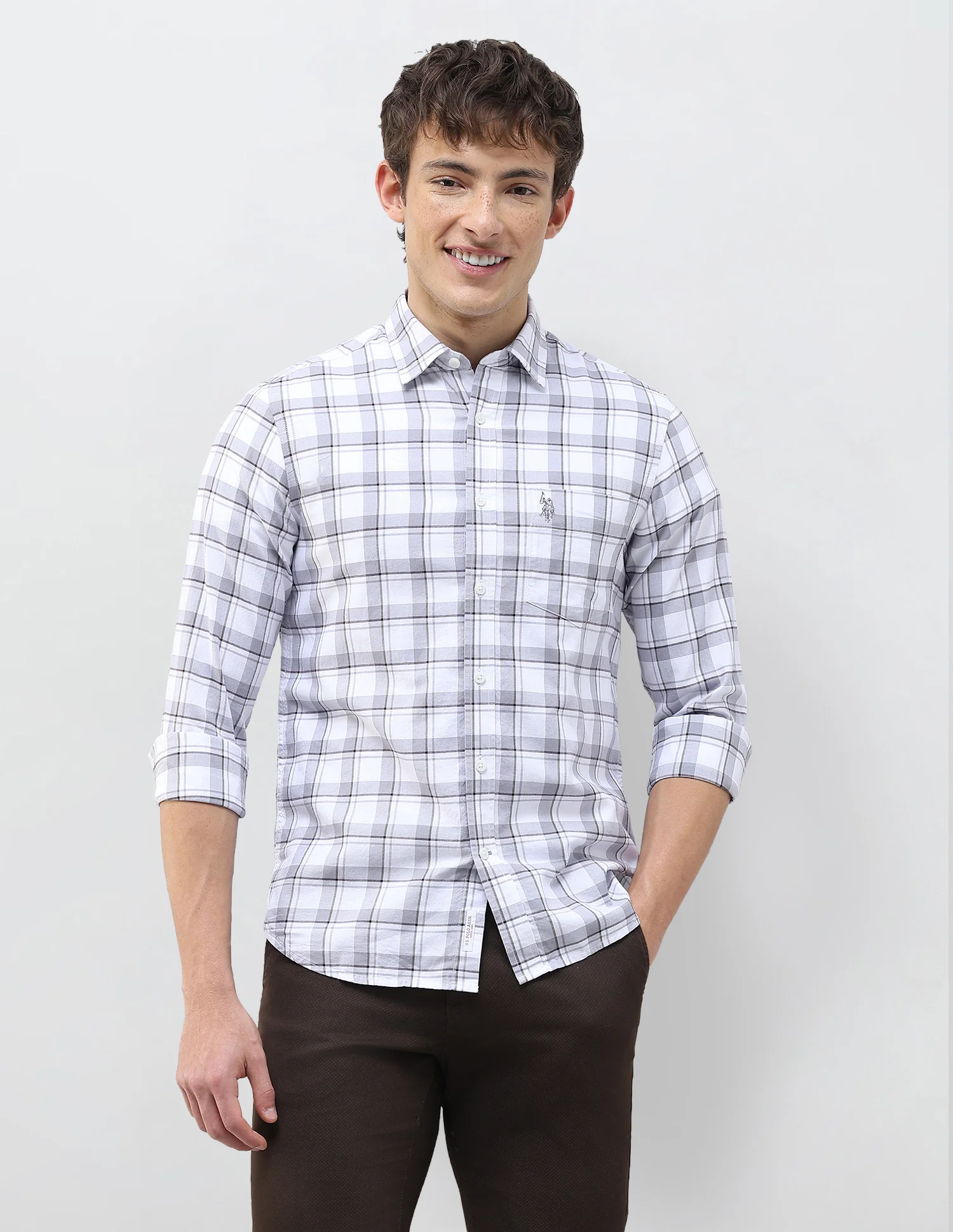 Grid Tattersall Checked Regular Fit Shirt - Image 6