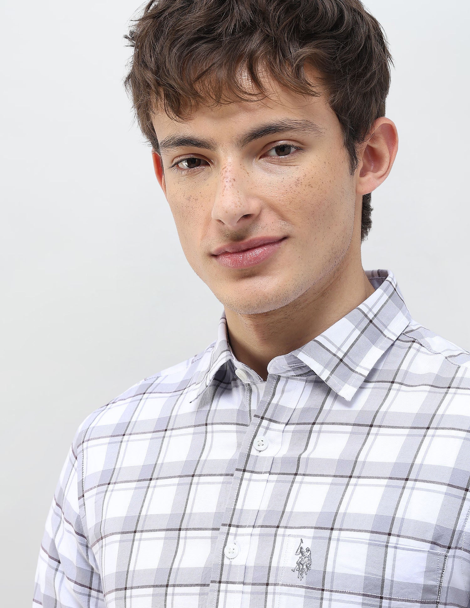 Grid Tattersall Checked Regular Fit Shirt - Image 7
