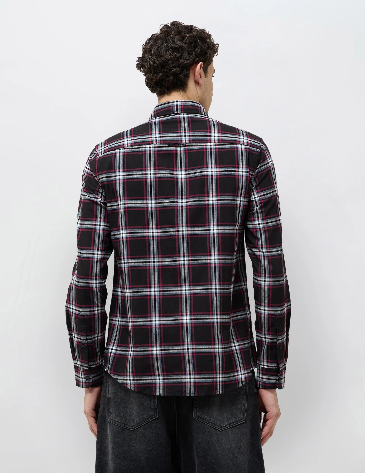 Grid Tattersall Checked Regular Fit Shirt - Image 5