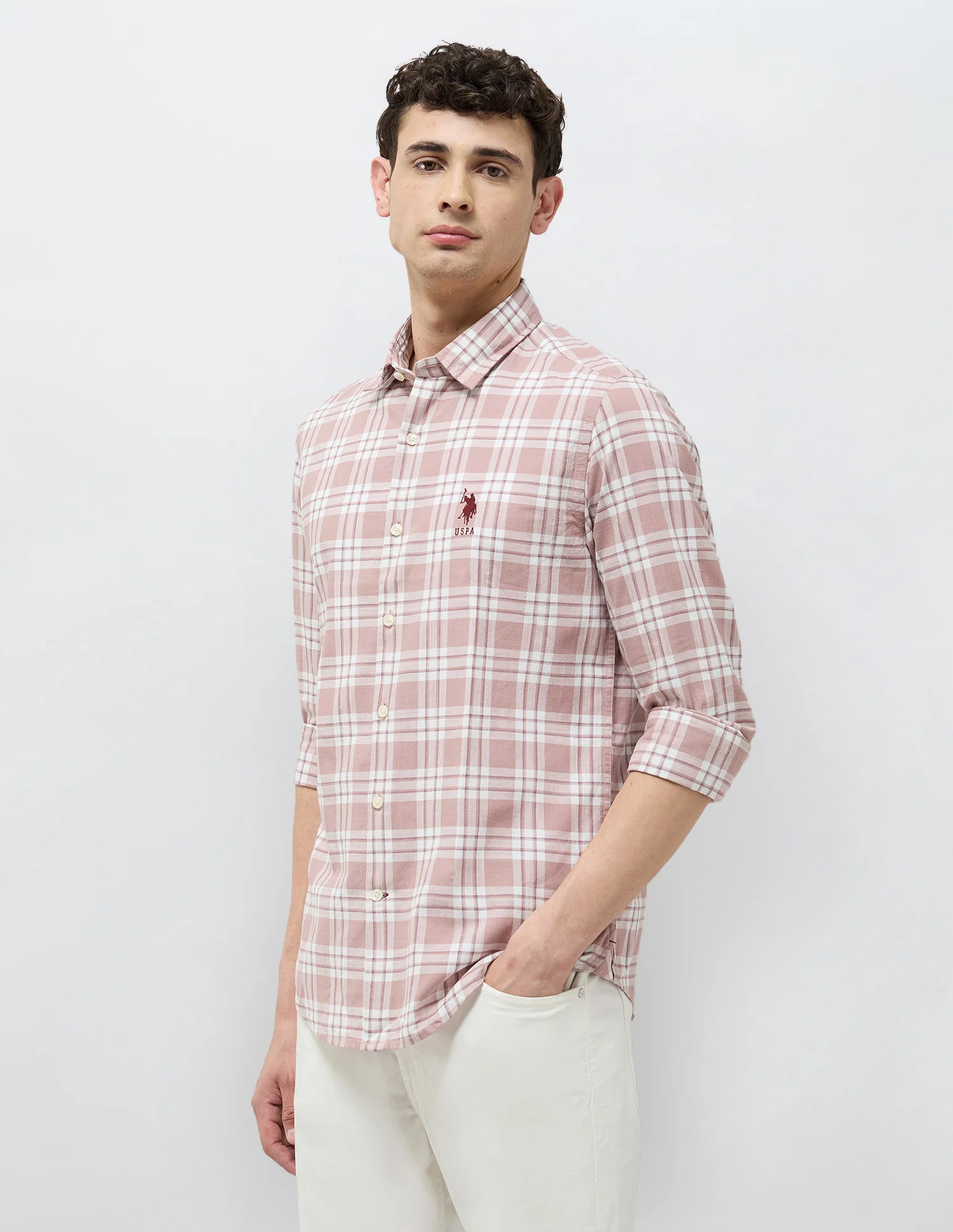Grid Tattersall Checked Regular Fit Shirt - Image 4