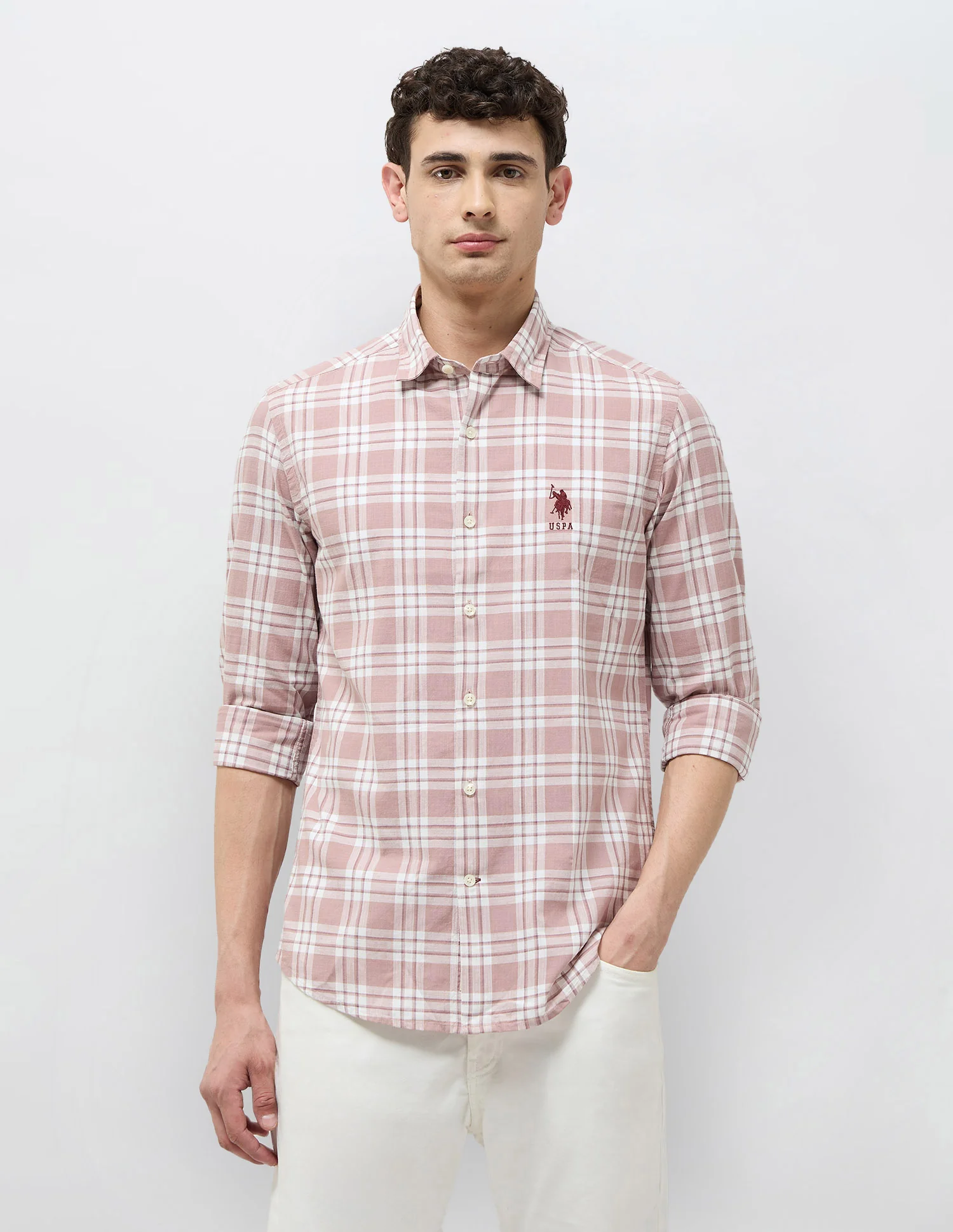 Grid Tattersall Checked Regular Fit Shirt - Image 6