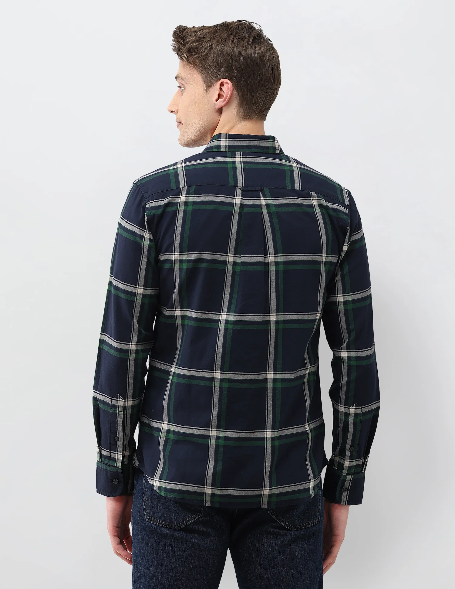 Grid Tattersall Checked Regular Fit Shirt - Image 5
