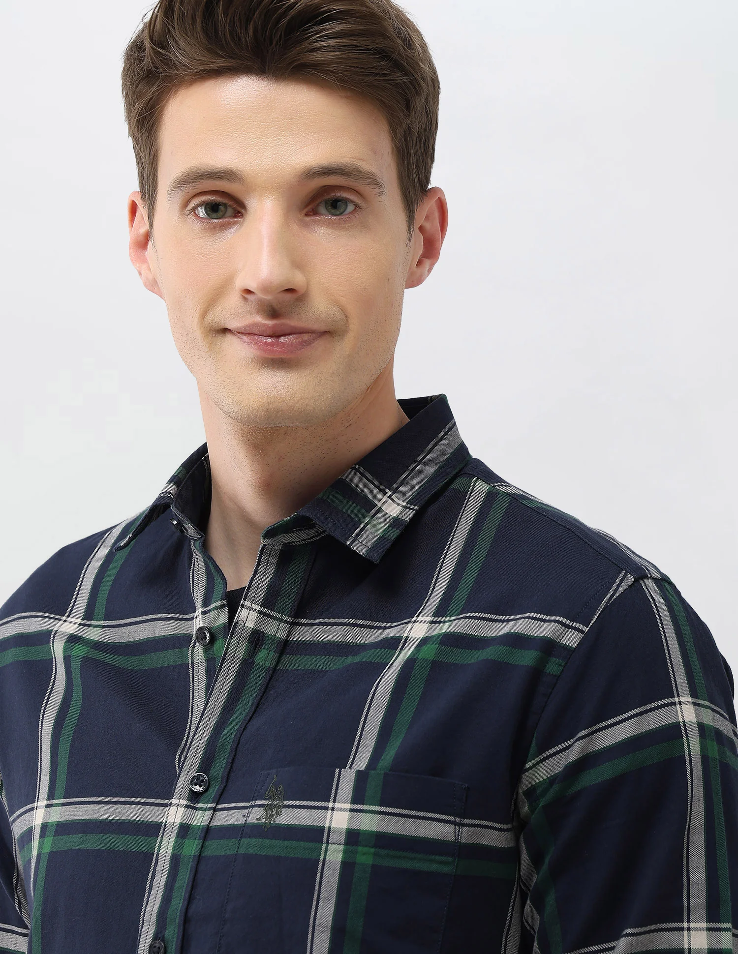 Grid Tattersall Checked Regular Fit Shirt - Image 7