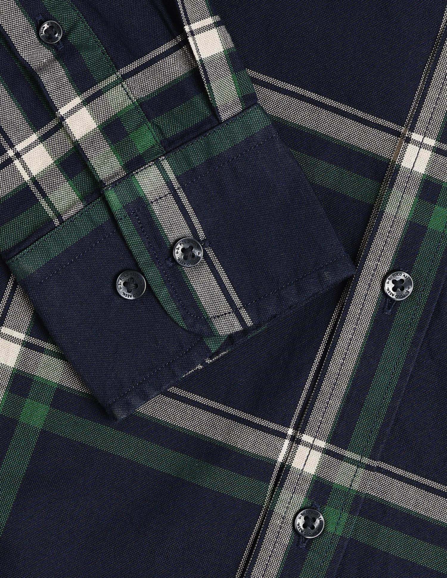 Grid Tattersall Checked Regular Fit Shirt - Image 8