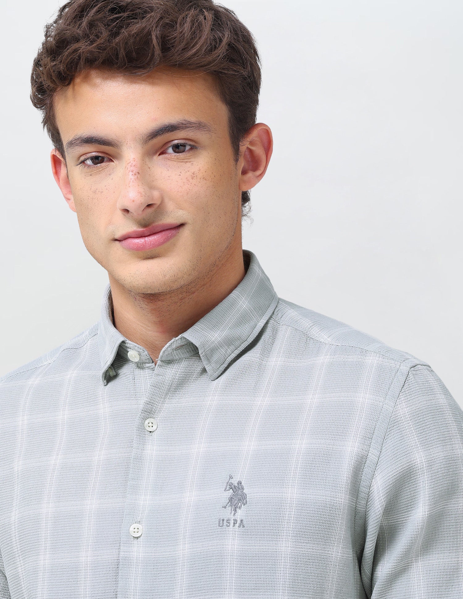 Grid Tattersall Checked Regular Fit Shirt - Image 7