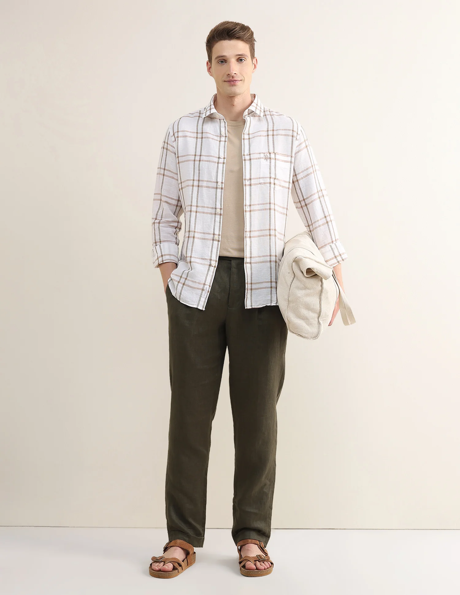 Grid Tattersall Checked Regular Fit Shirt - Image 3