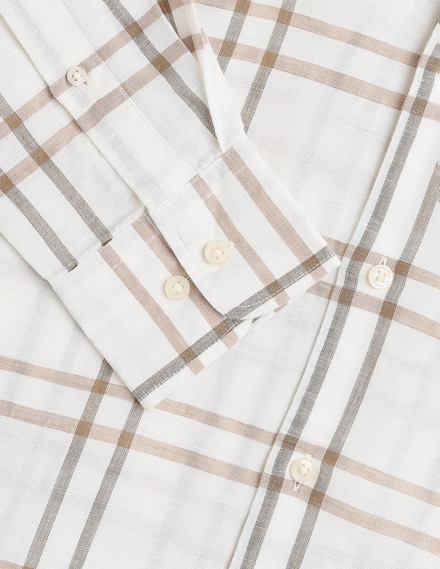 Grid Tattersall Checked Regular Fit Shirt - Image 8