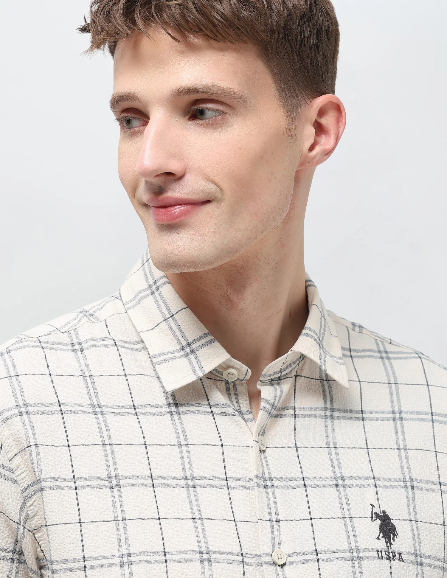 Grid Tattersall Checked Regular Fit Shirt - Image 7
