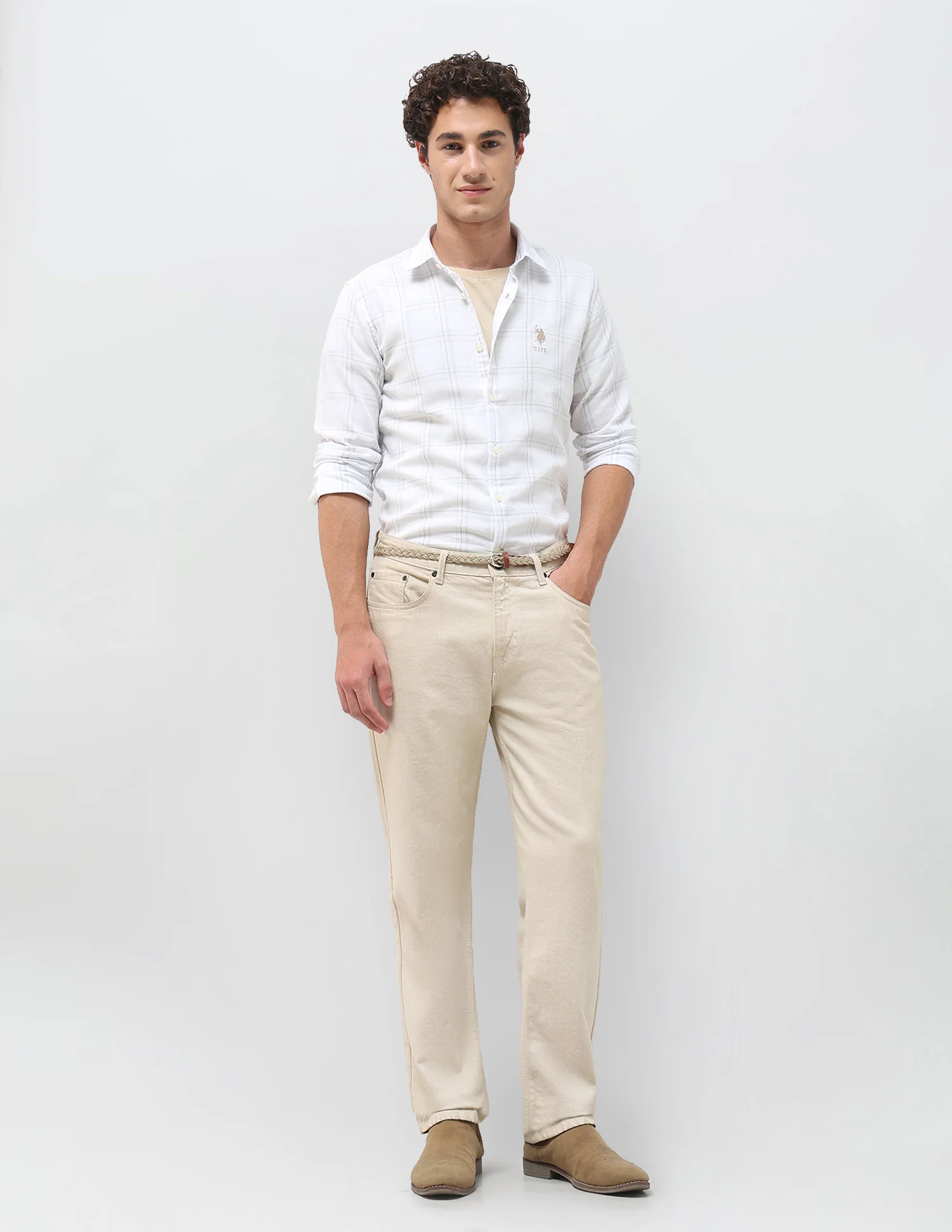 Grid Tattersall Checked Regular Fit Shirt - Image 3