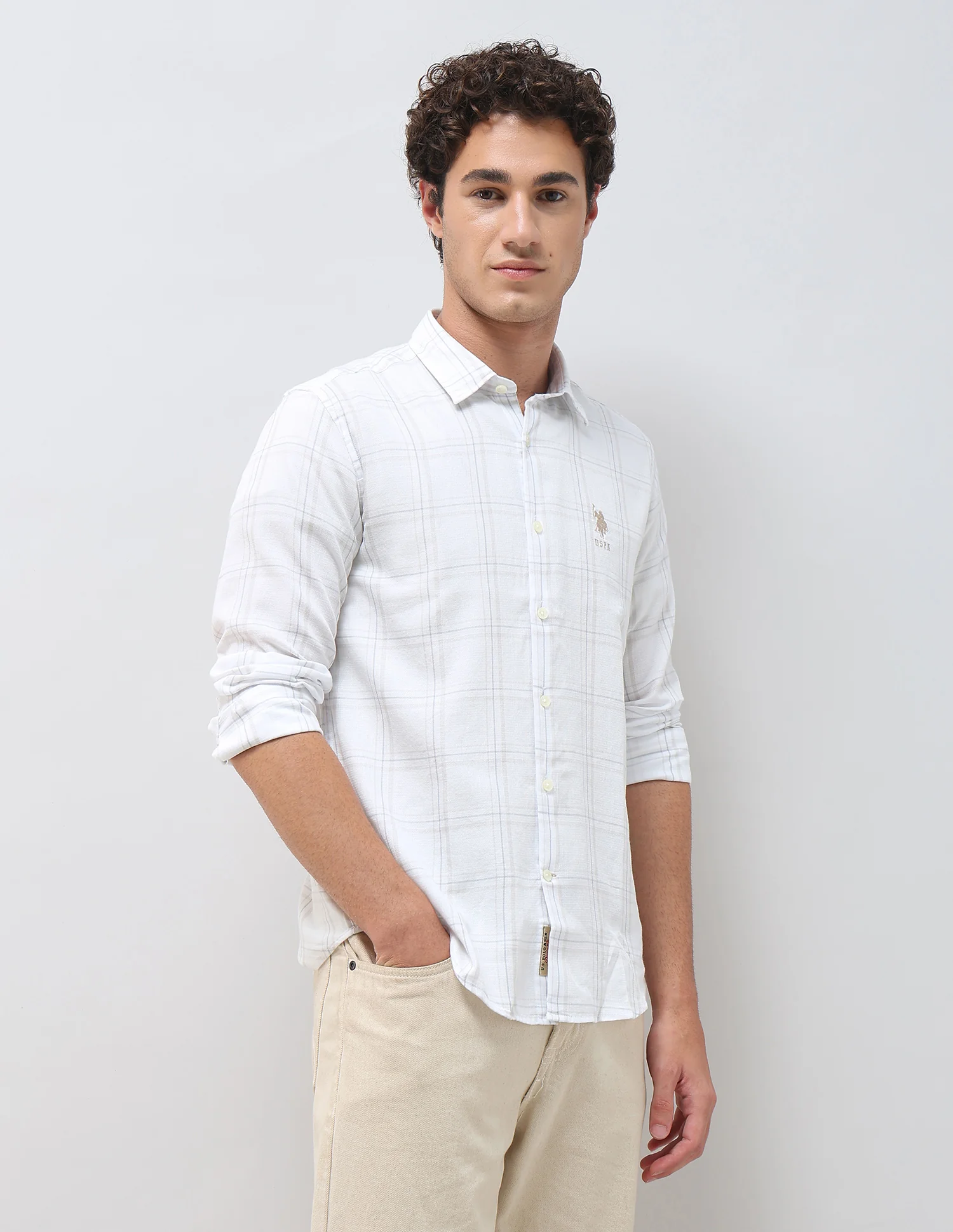 Grid Tattersall Checked Regular Fit Shirt - Image 4