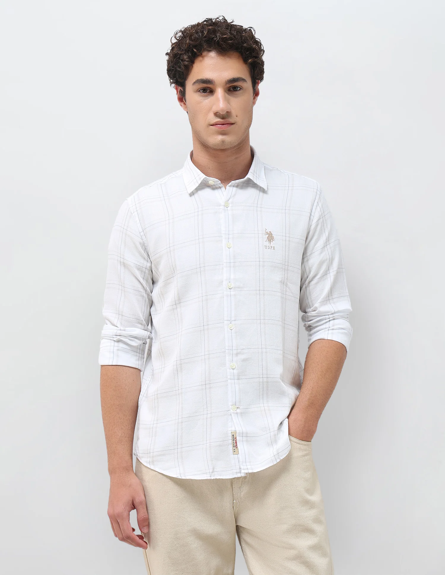 Grid Tattersall Checked Regular Fit Shirt - Image 6