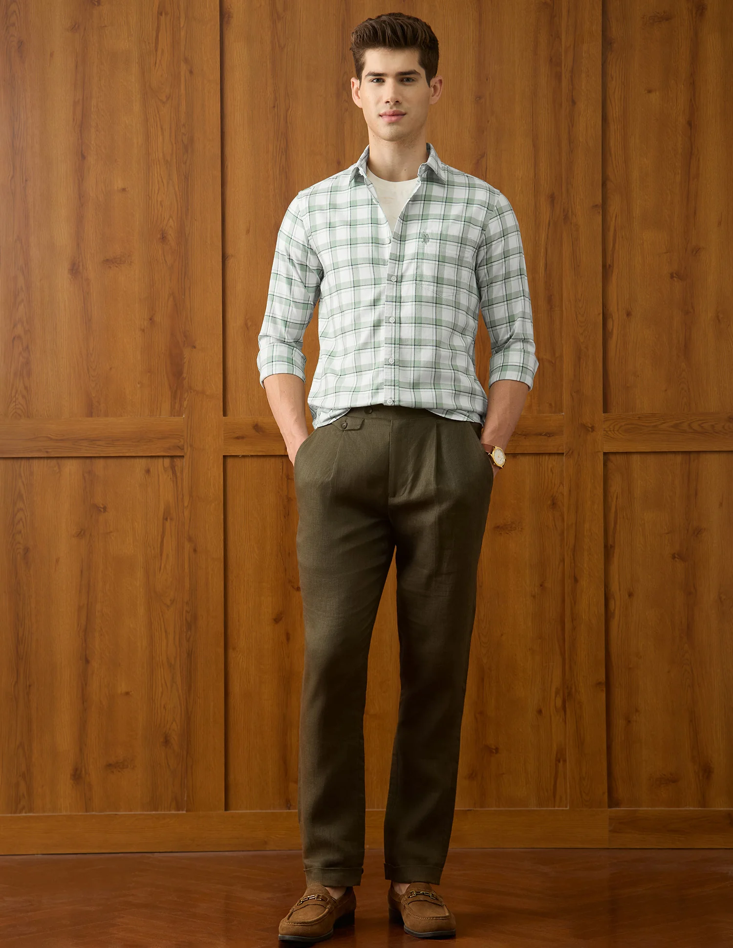 Grid Tattersall Checked Regular Fit Shirt - Image 3