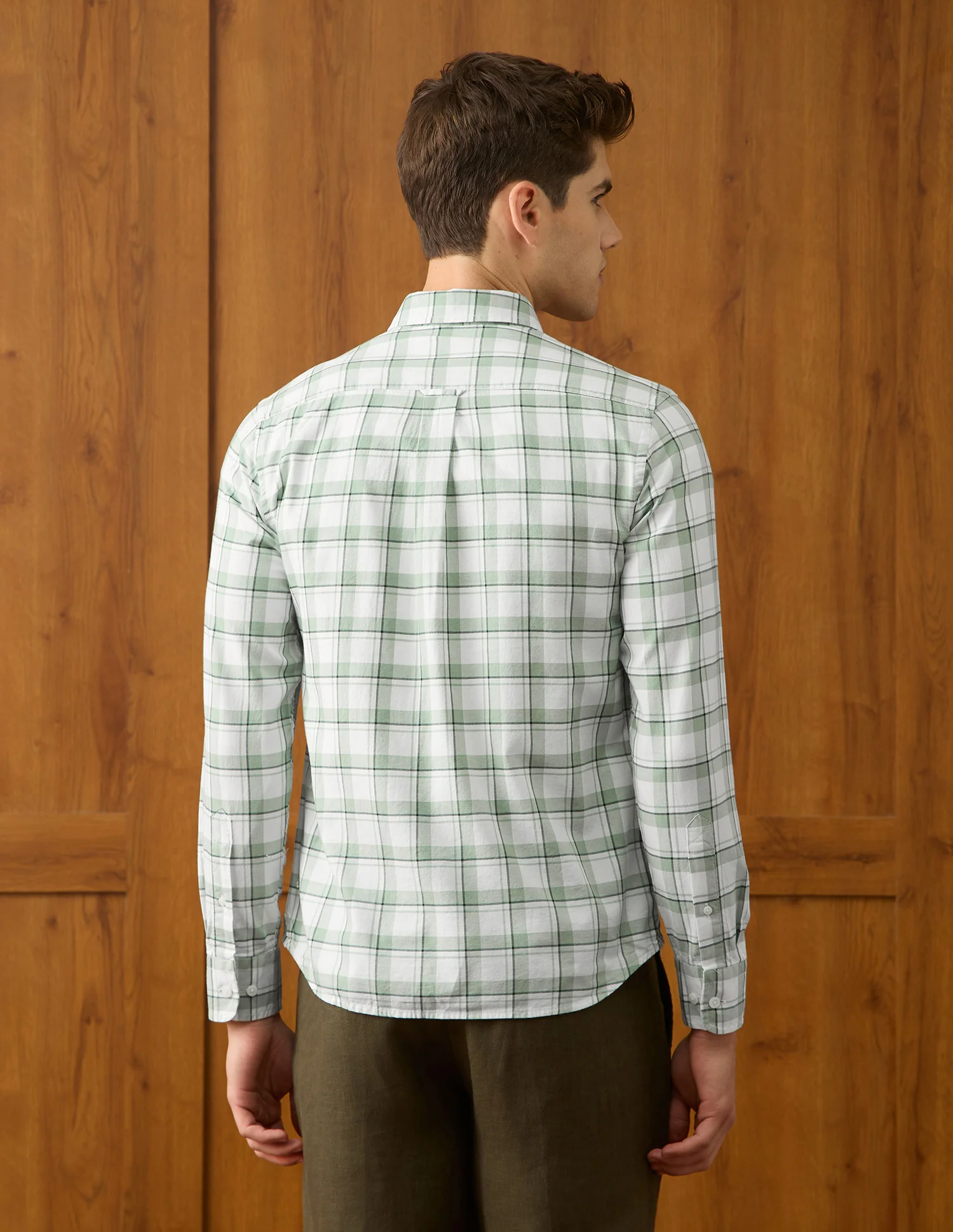 Grid Tattersall Checked Regular Fit Shirt - Image 5