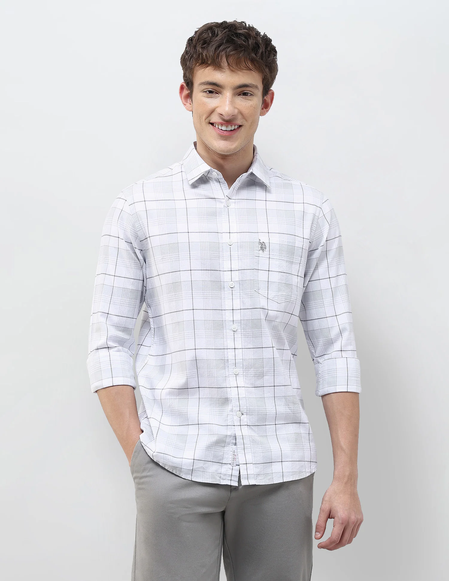 Grid Tattersall Checked Regular Fit Shirt - Image 6