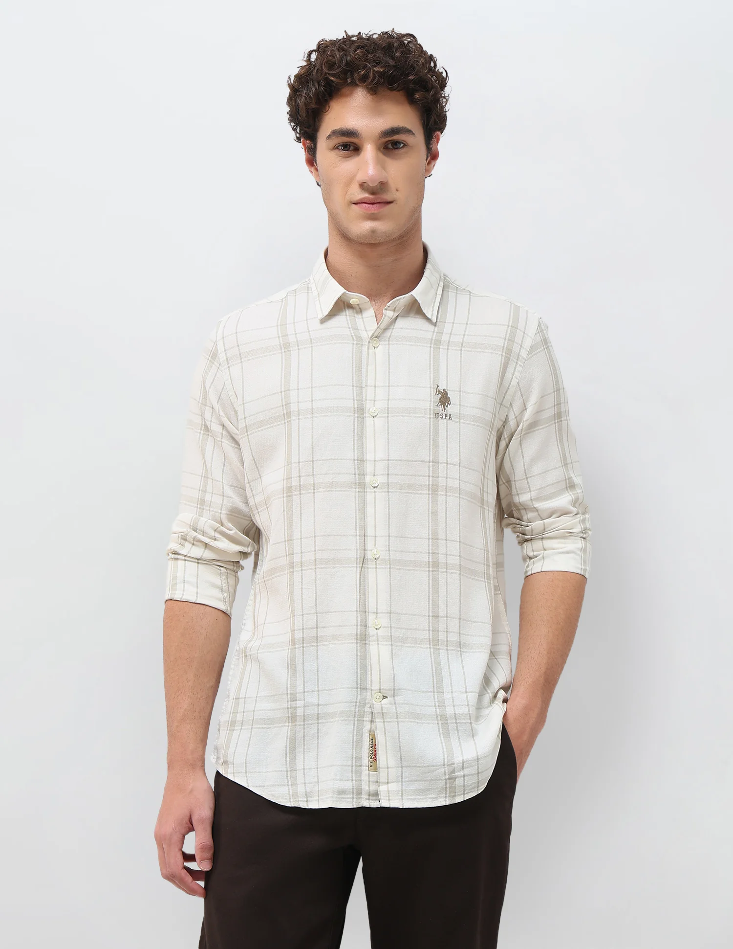 Grid Tattersall Checked Regular Fit Shirt - Image 6