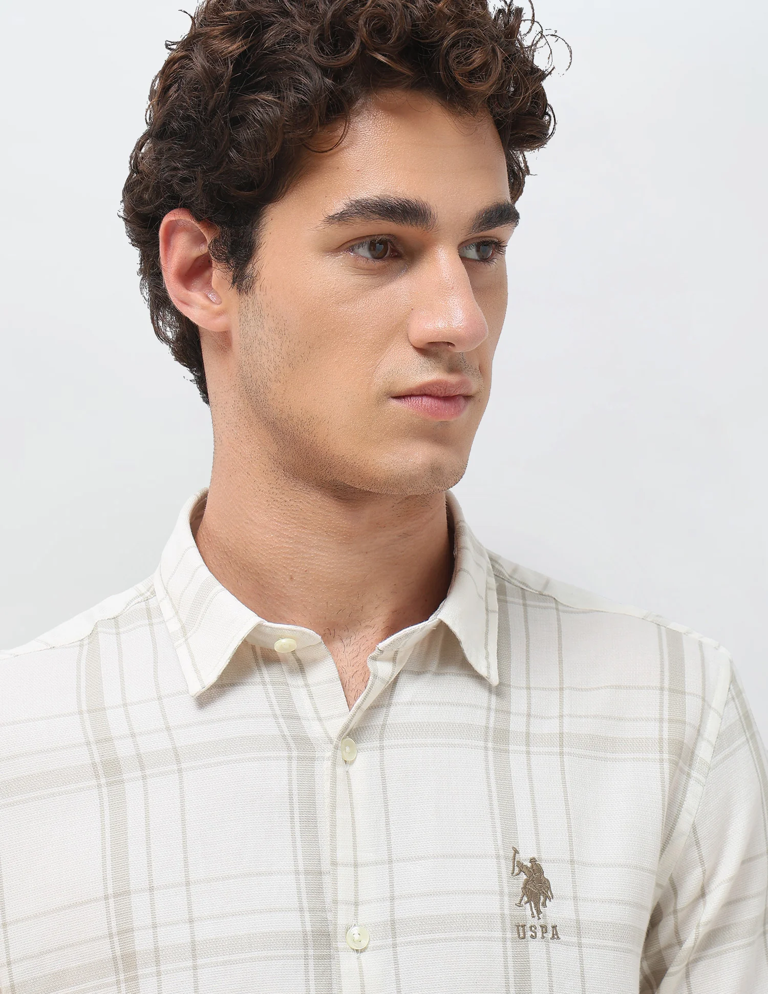 Grid Tattersall Checked Regular Fit Shirt - Image 7