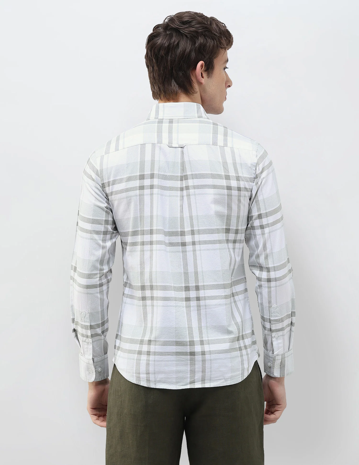 Grid Tattersall Checked Regular Fit Shirt - Image 5