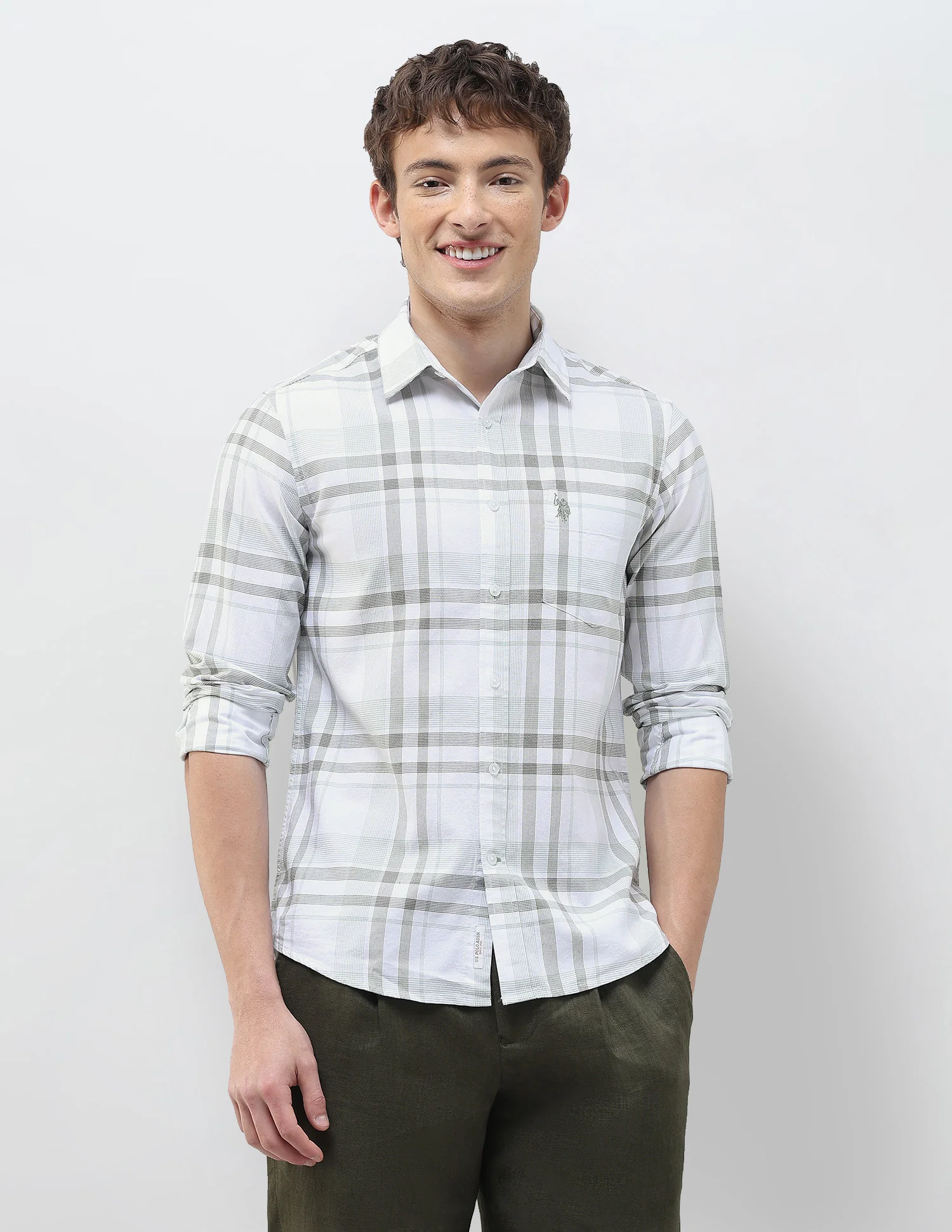 Grid Tattersall Checked Regular Fit Shirt - Image 6