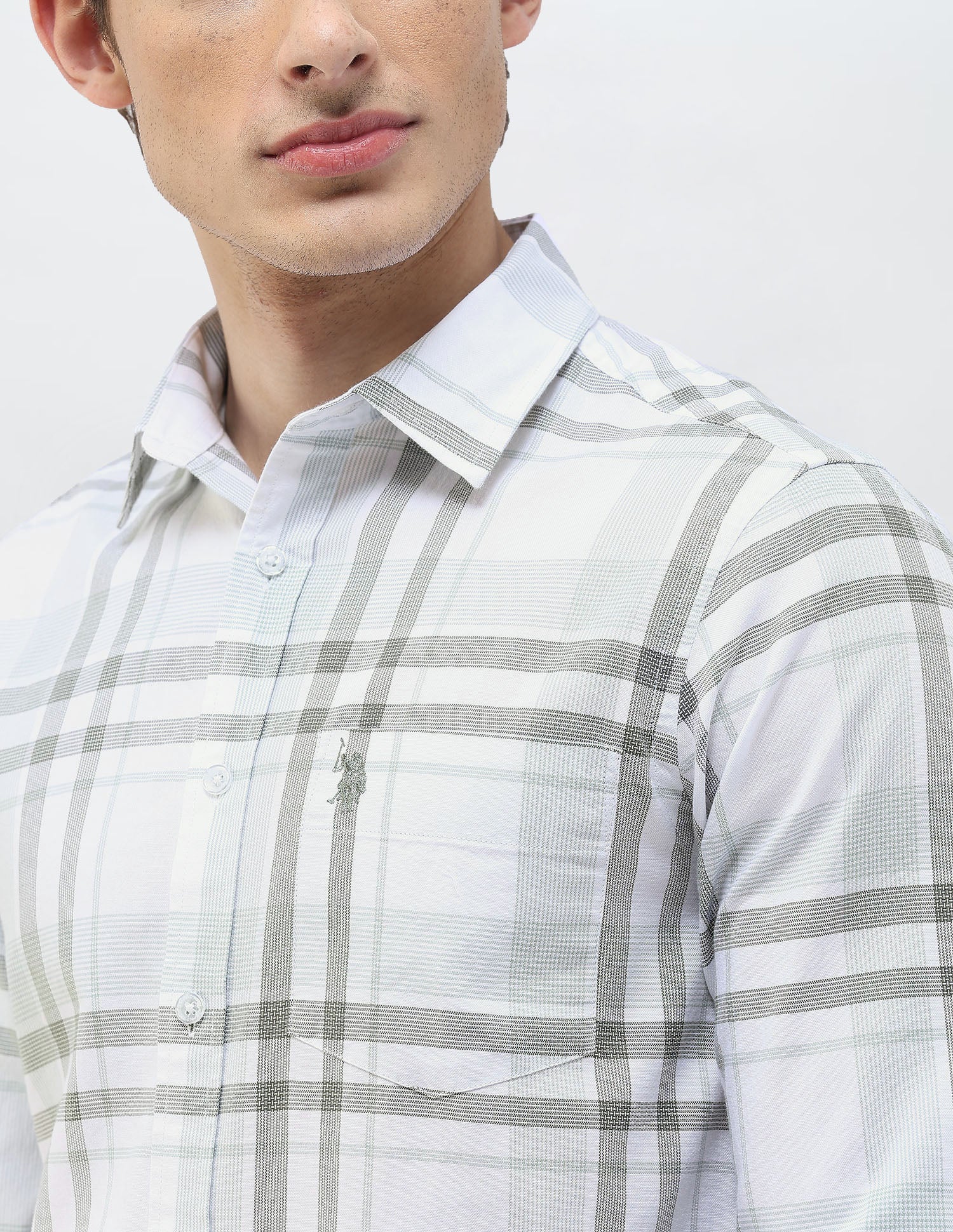 Grid Tattersall Checked Regular Fit Shirt - Image 7