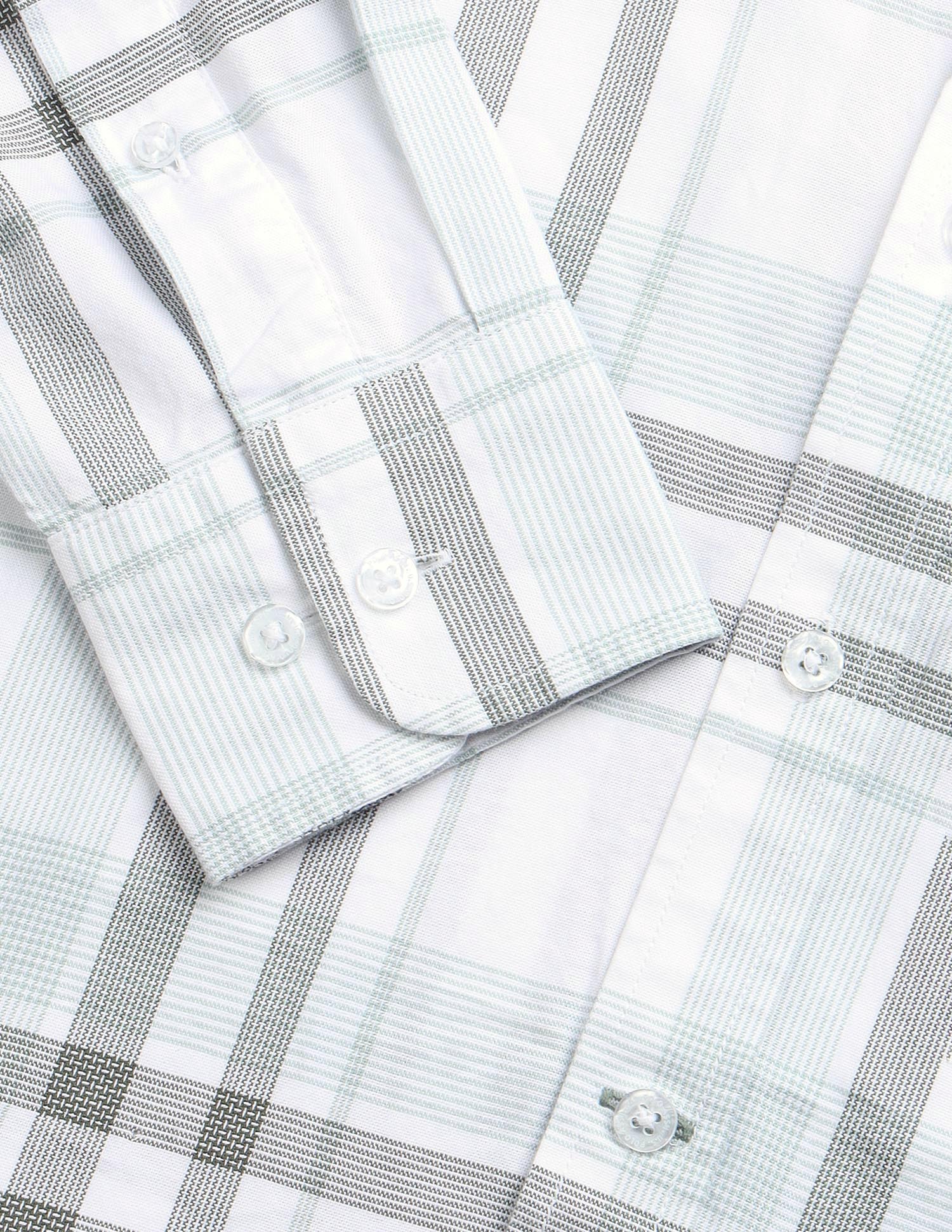 Grid Tattersall Checked Regular Fit Shirt - Image 8