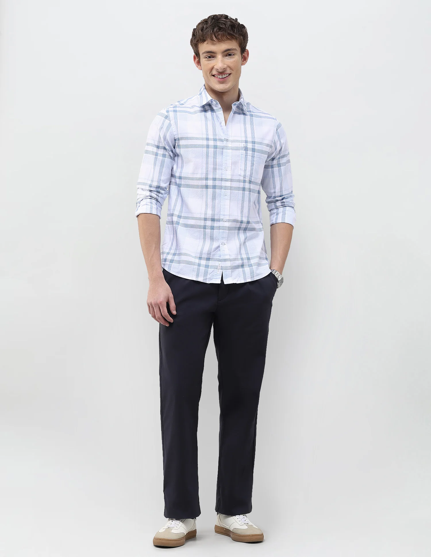 Grid Tattersall Checked Regular Fit Shirt - Image 3
