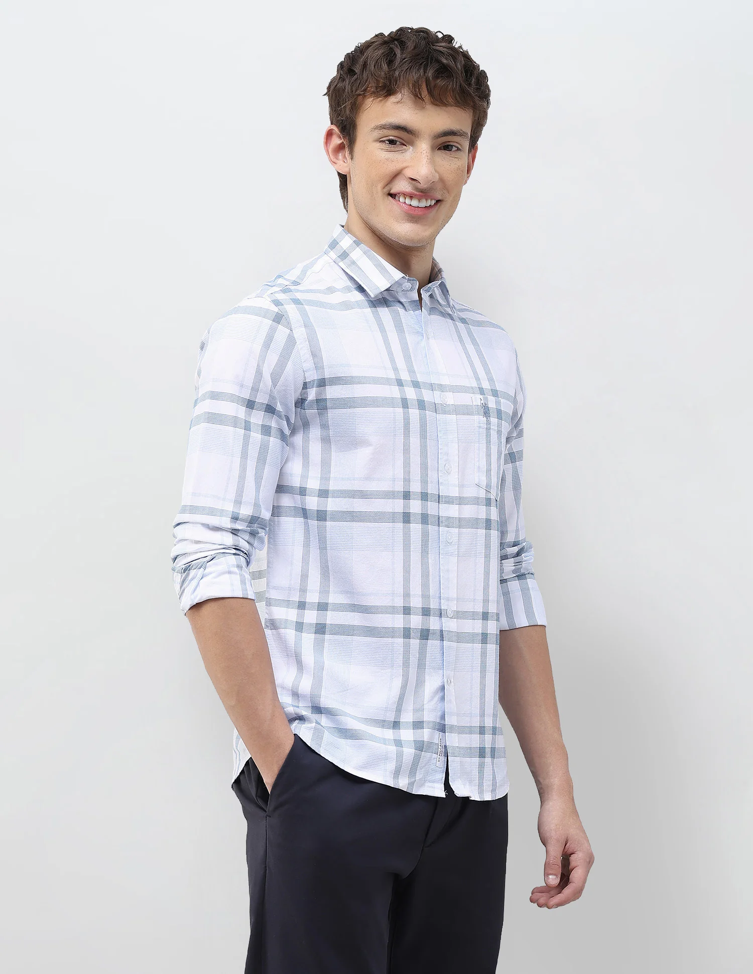 Grid Tattersall Checked Regular Fit Shirt - Image 4