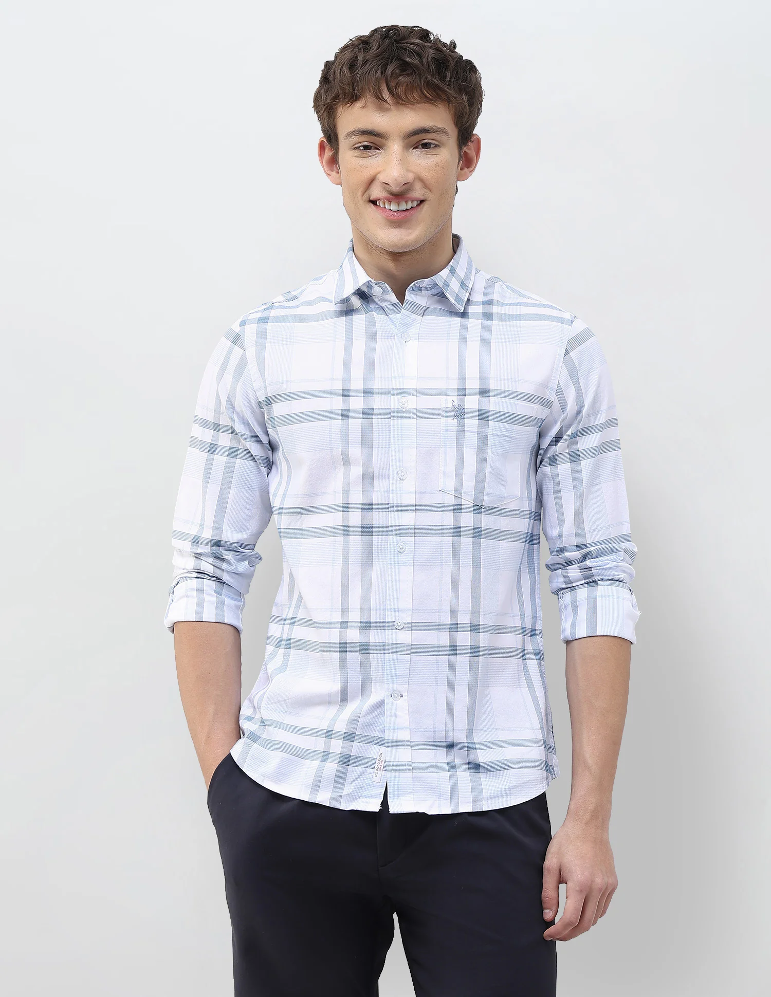 Grid Tattersall Checked Regular Fit Shirt - Image 6