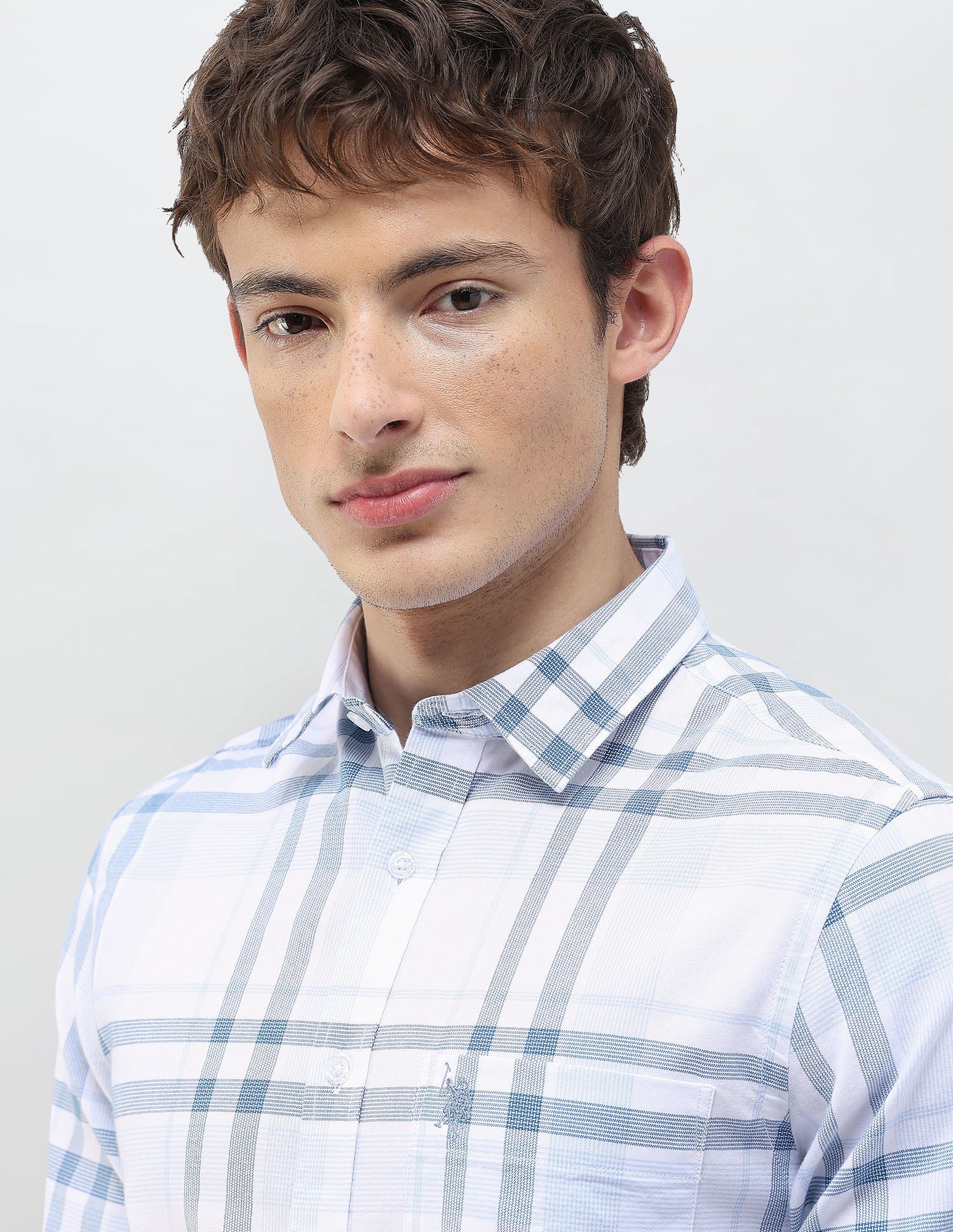 Grid Tattersall Checked Regular Fit Shirt - Image 7