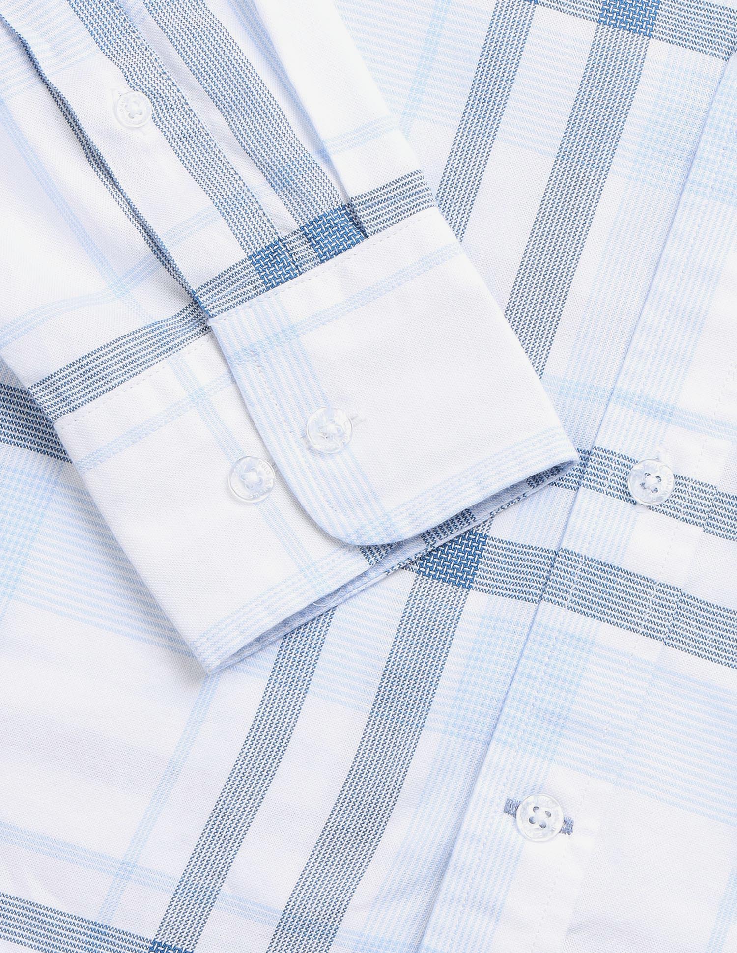 Grid Tattersall Checked Regular Fit Shirt - Image 8