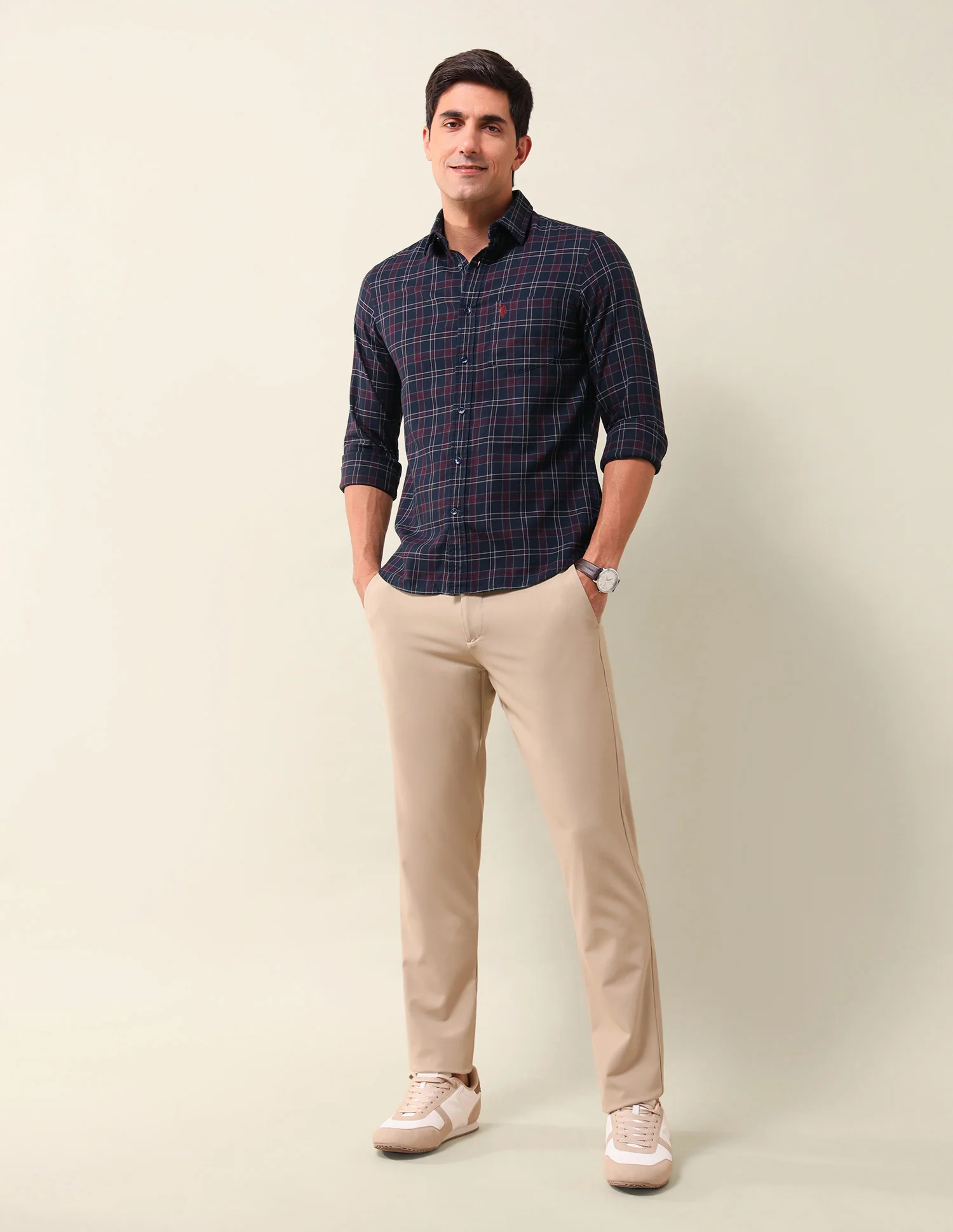 Grid Tattersall Checked Regular Shirt - Image 3