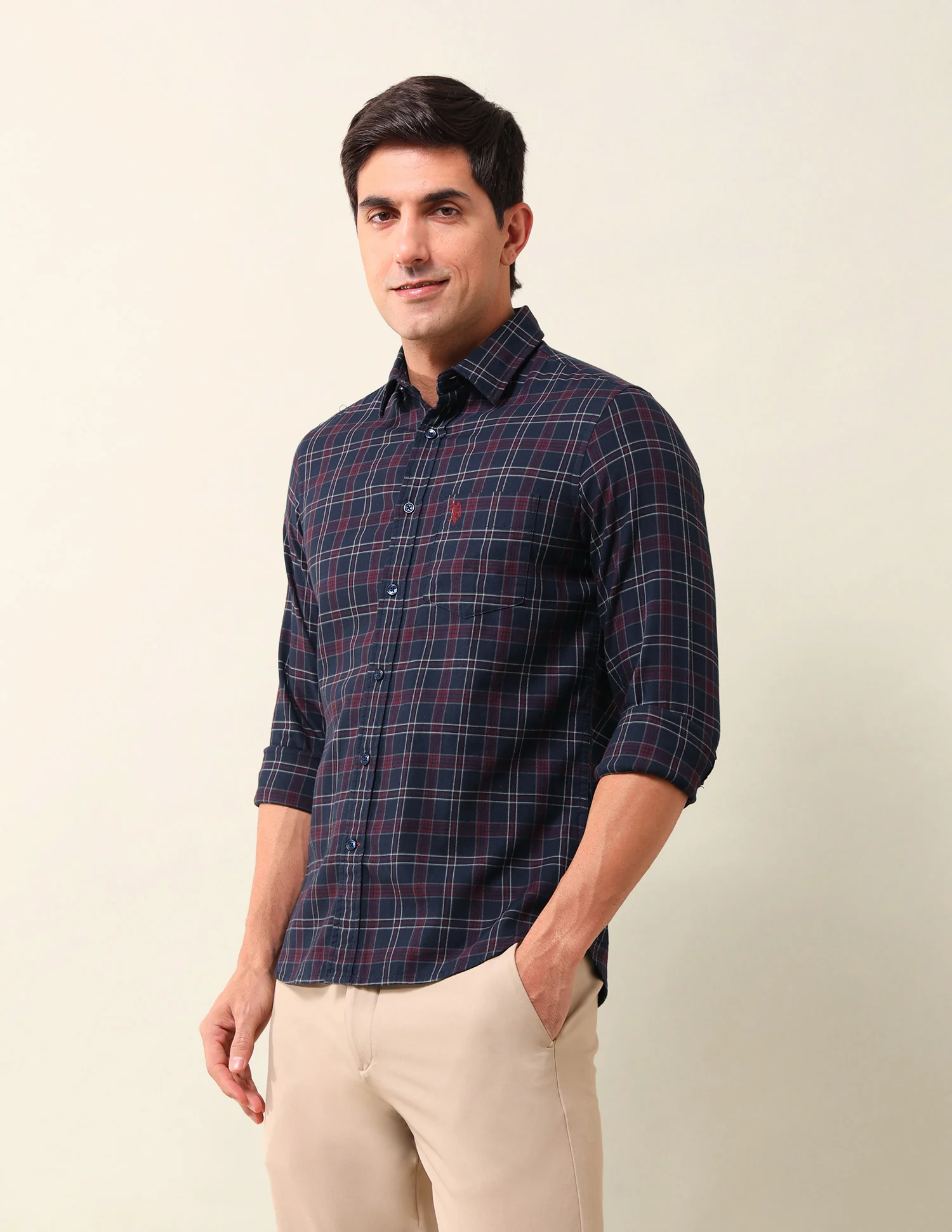 Grid Tattersall Checked Regular Shirt - Image 4