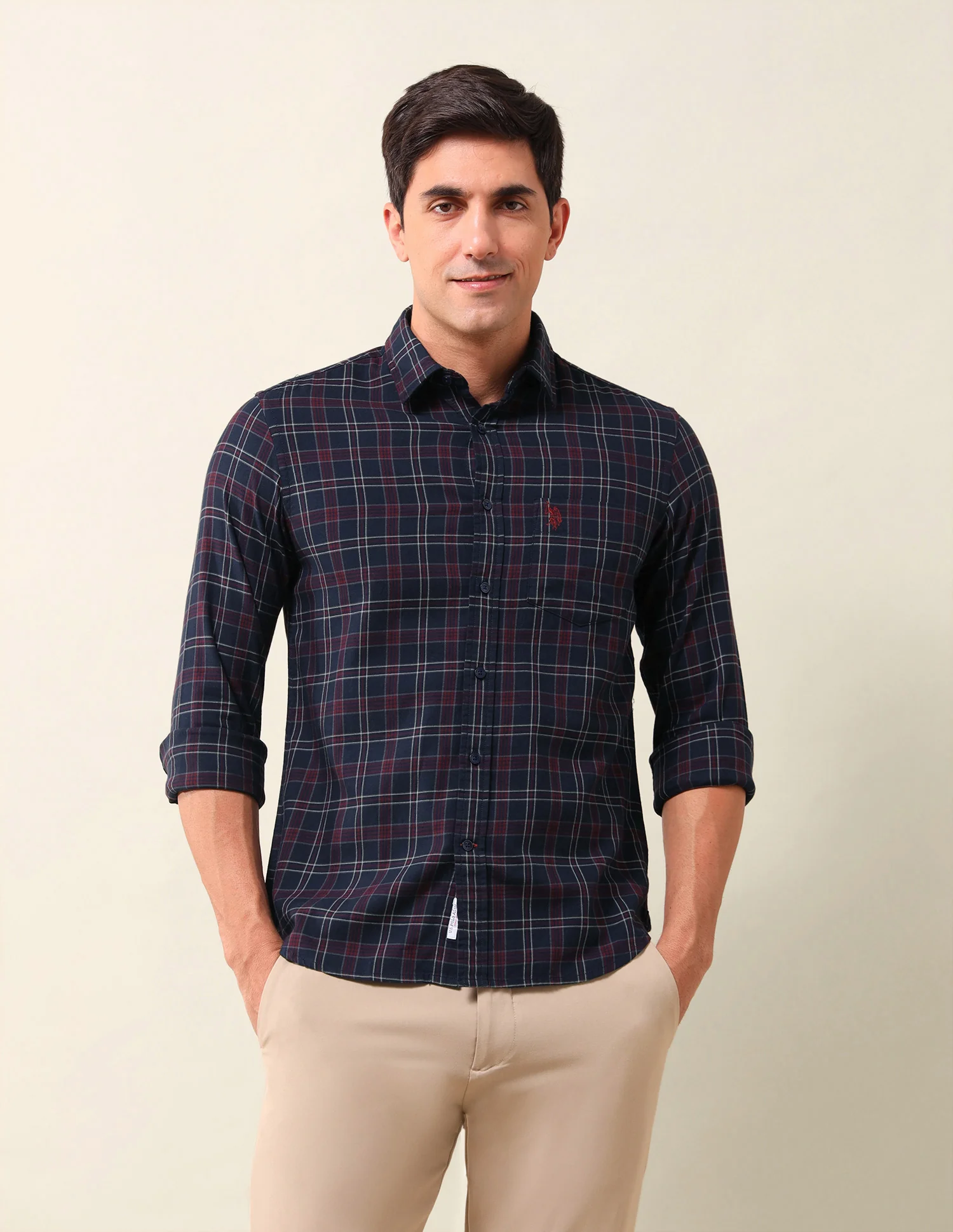 Grid Tattersall Checked Regular Shirt - Image 6