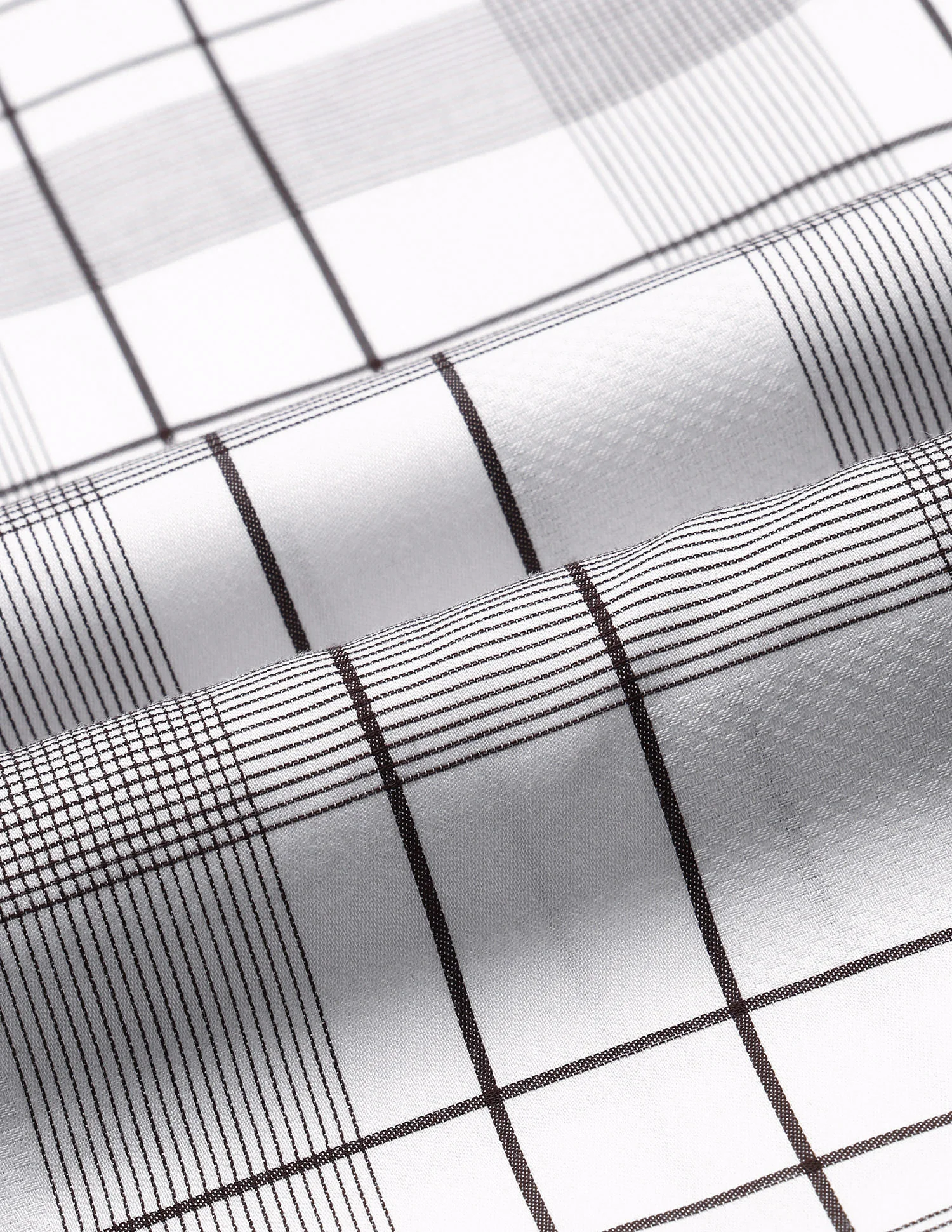 Grid Tattersall Checked Satin Shirt - Image 2