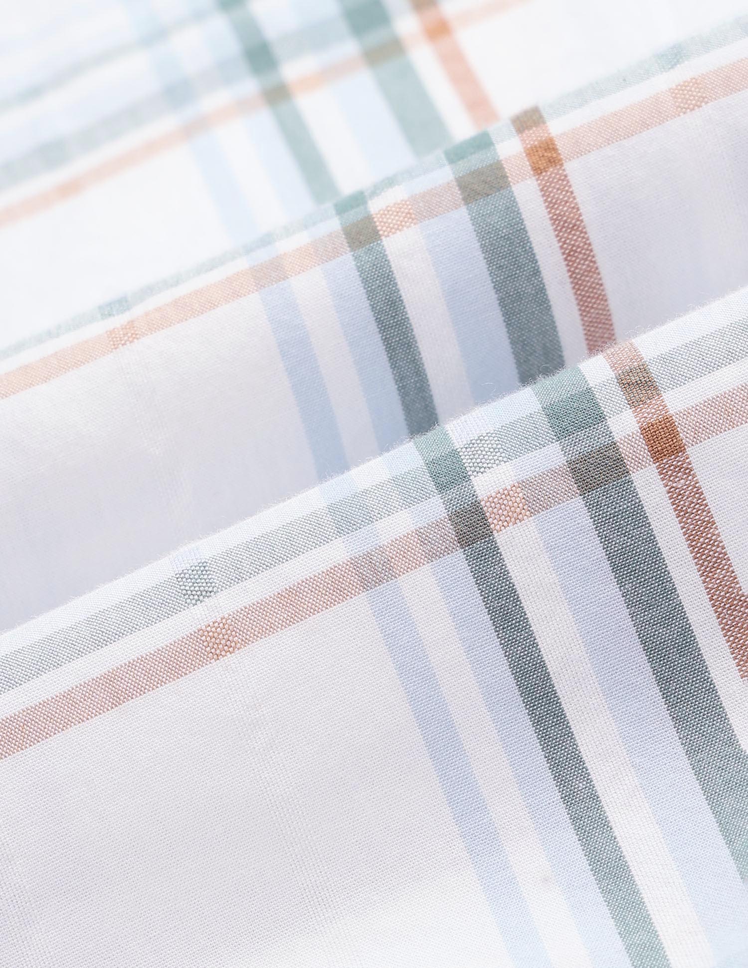 Grid Tattersall Checked Seersucker Shirt - Image 2
